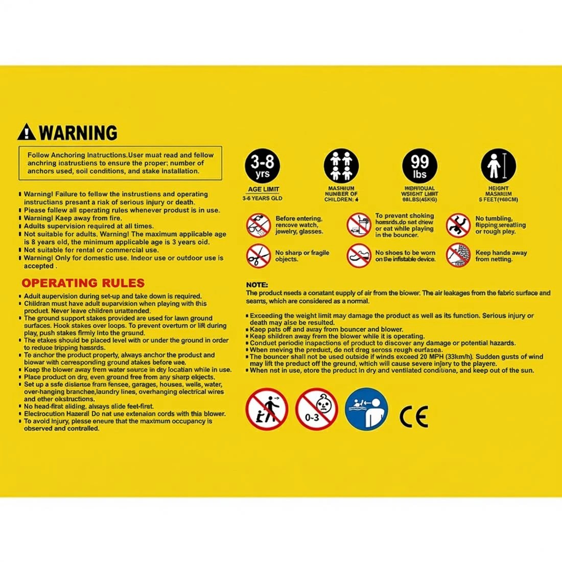 5 AirMyFun Inflatable Kids Pool Water Double Slide Jumping Trampoline Castle - Multi, 5 of 5