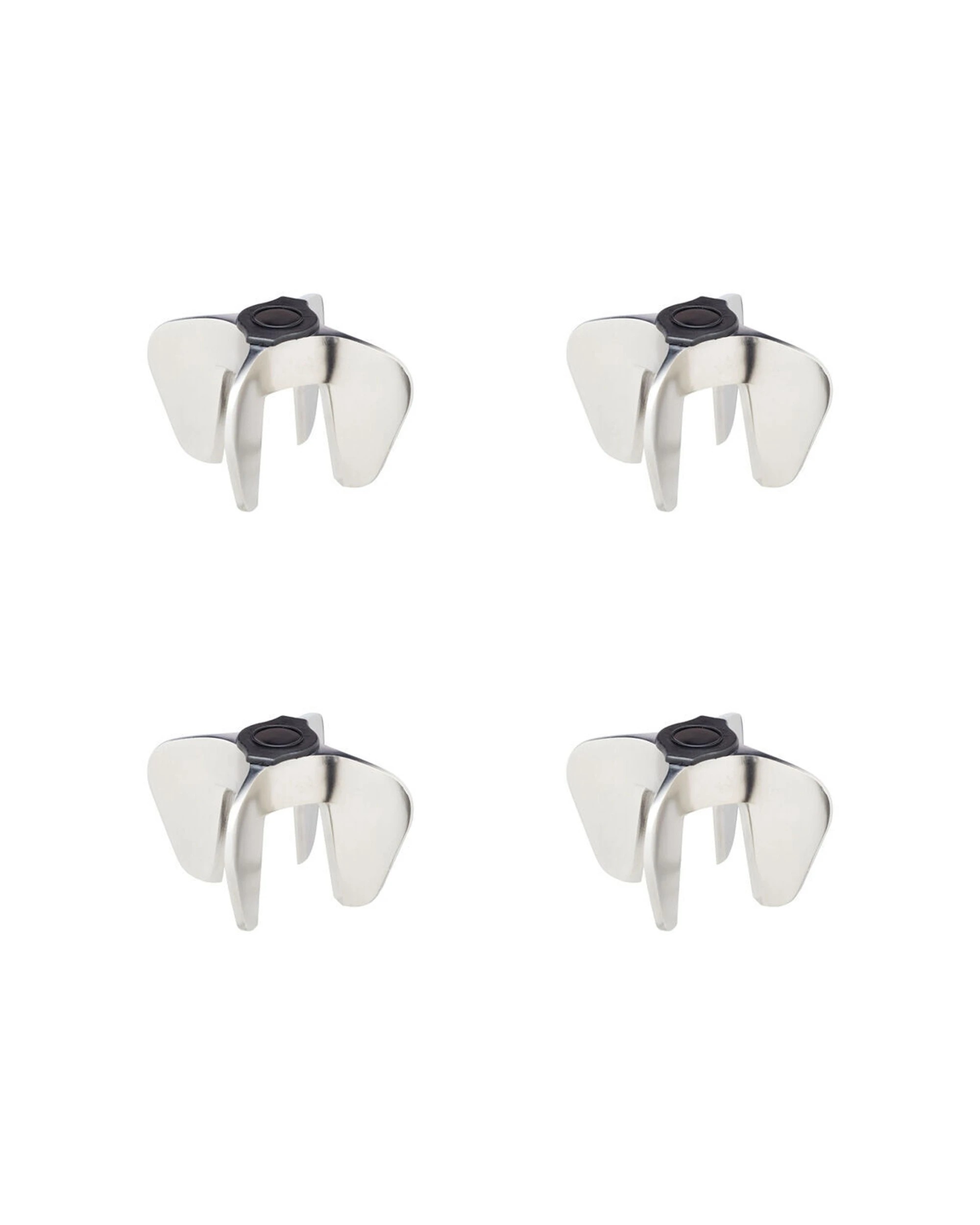 1 Barcraft 4pk Prosecco Stainless Steel Wine Opener With Claws 7cm - Multi, 1 of 7