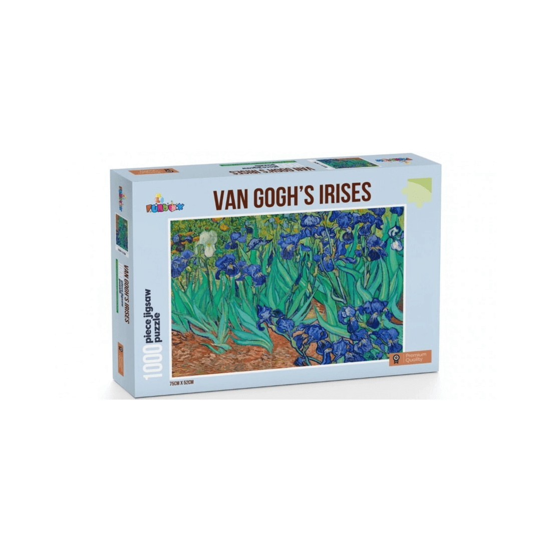 2 BR Toys Van Gogh's Irises 1000-Piece Jigsaw Puzzle, 2 of 2