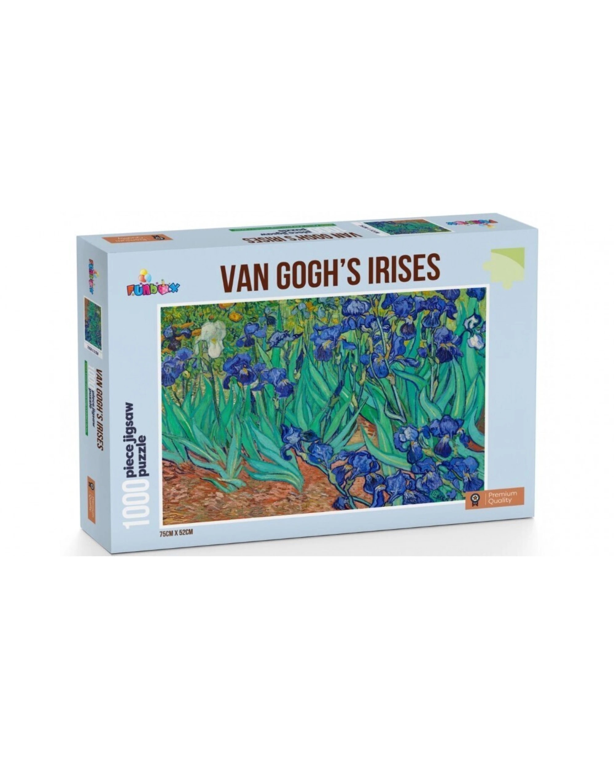 2 BR Toys Van Gogh's Irises 1000-Piece Jigsaw Puzzle, 2 of 2