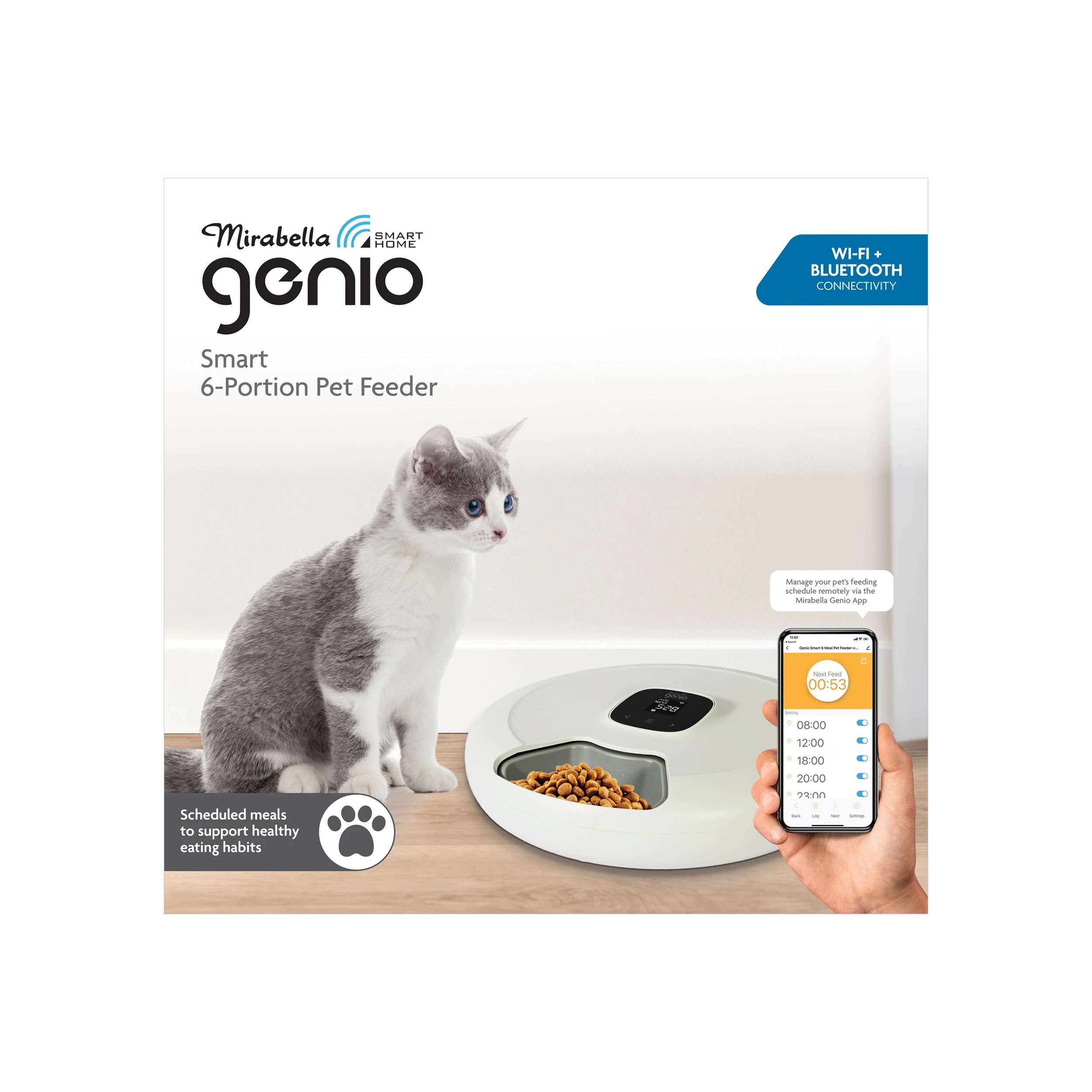 1 Mirabella Genio Smart 6-Portion Pet Feeder, 1 of 10