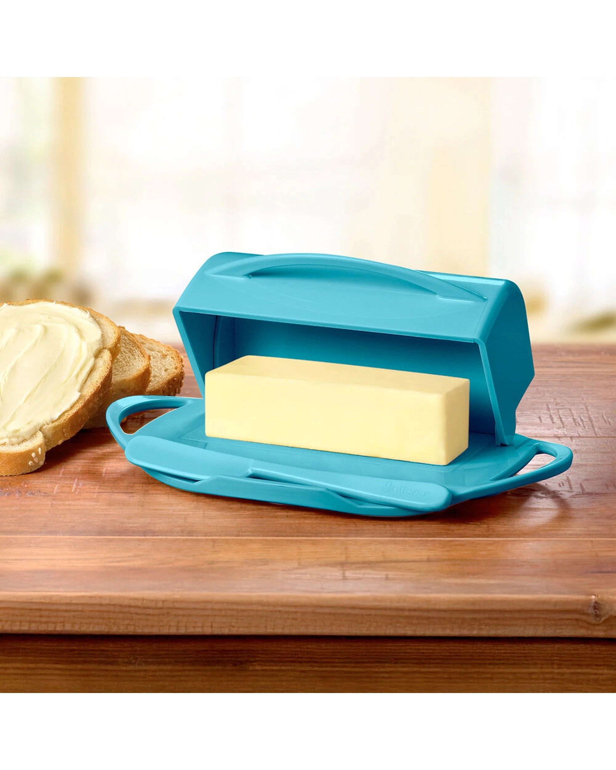 4 Butterie Flip Top Butter Dish Kitchen Storage 250g Capacity, 4 of 7