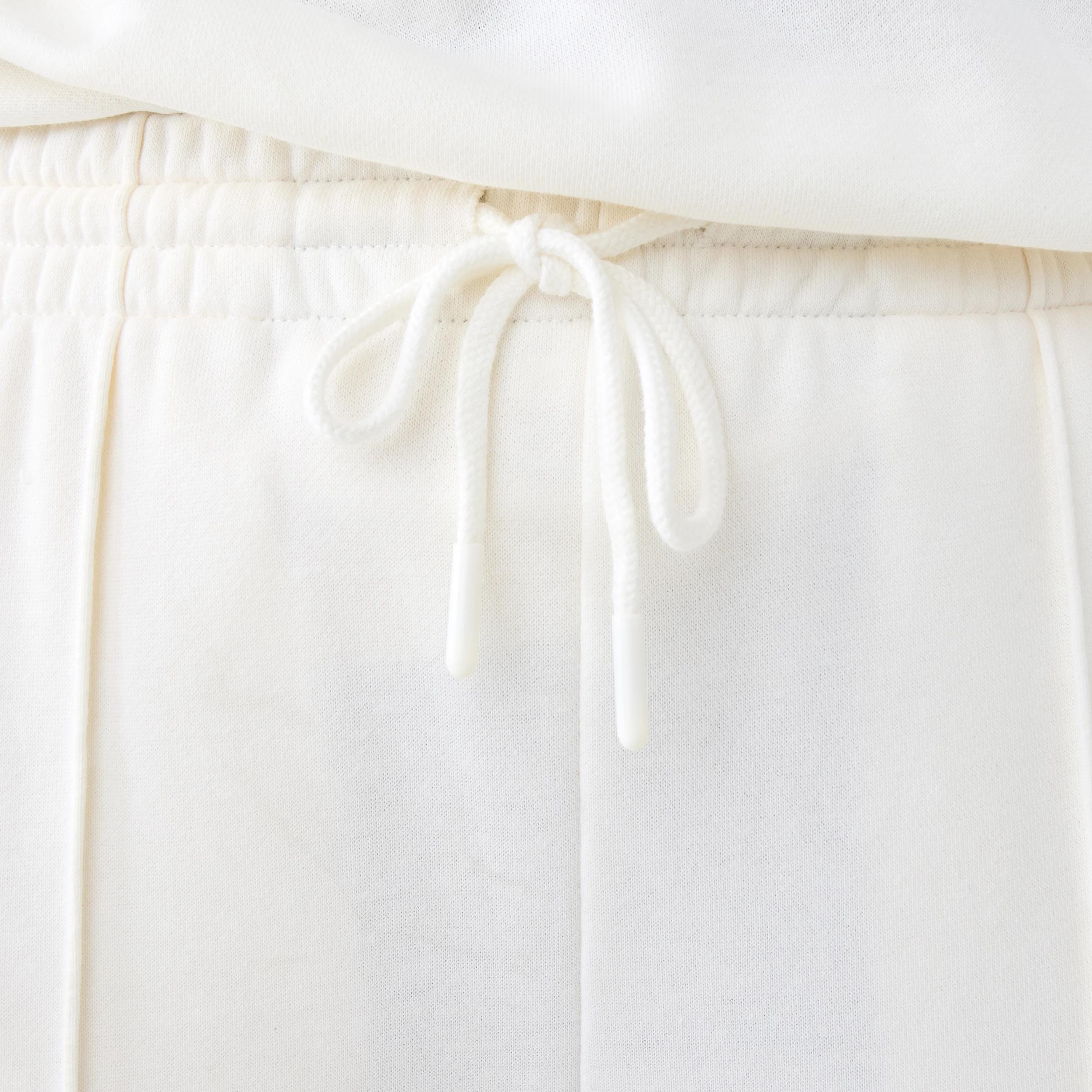 5 Active Womens French Terry Trackpants EGRET WHITE, 5 of 7