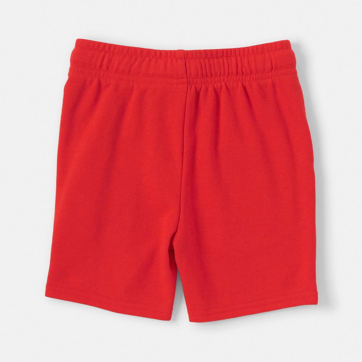 9 Graphic Knit Shorts Flame Red, 9 of 9