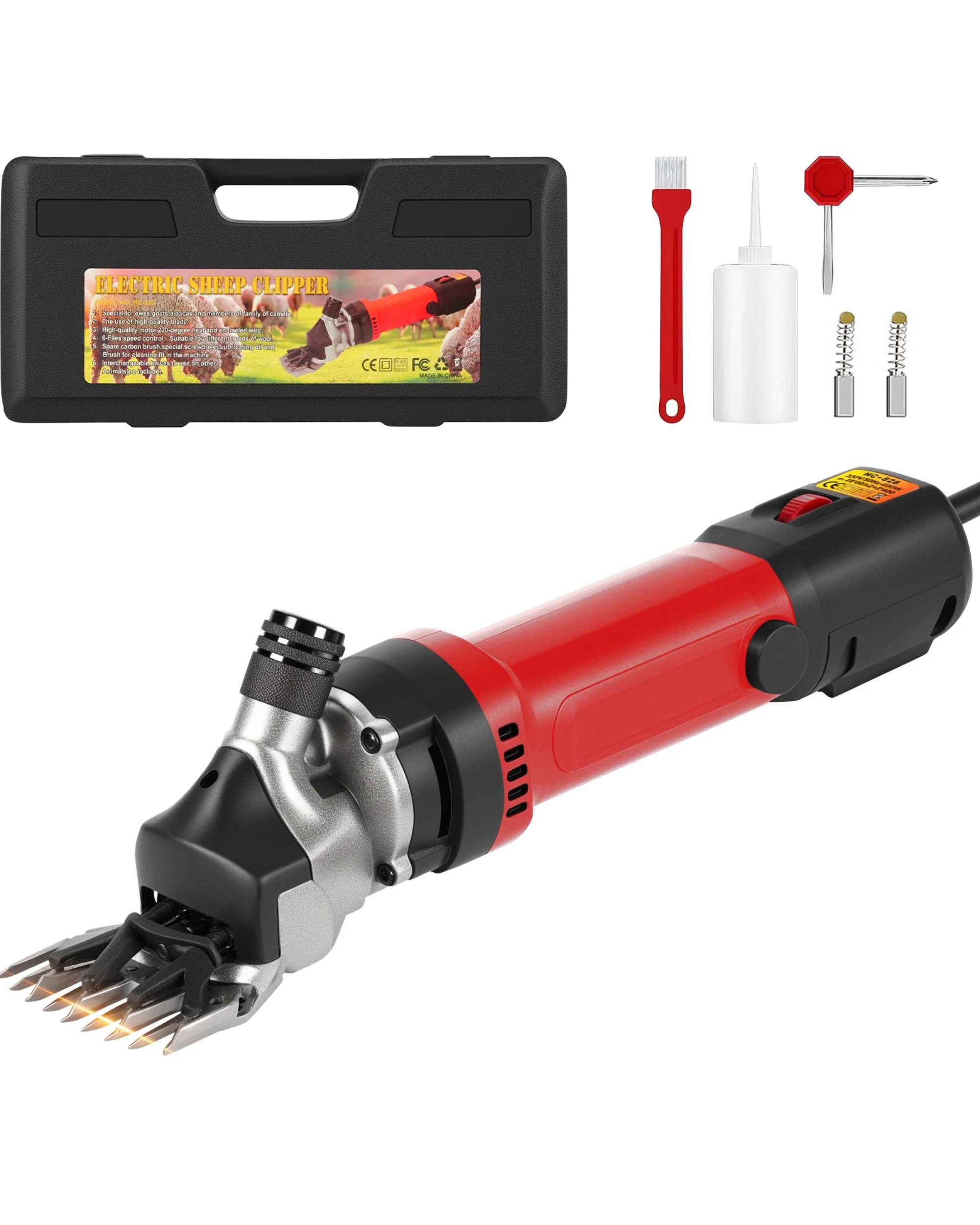 1 Advwin 690W Electric Sheep Shears Clipper Grooming Tool 6 Speed Adjustable, 1 of 5