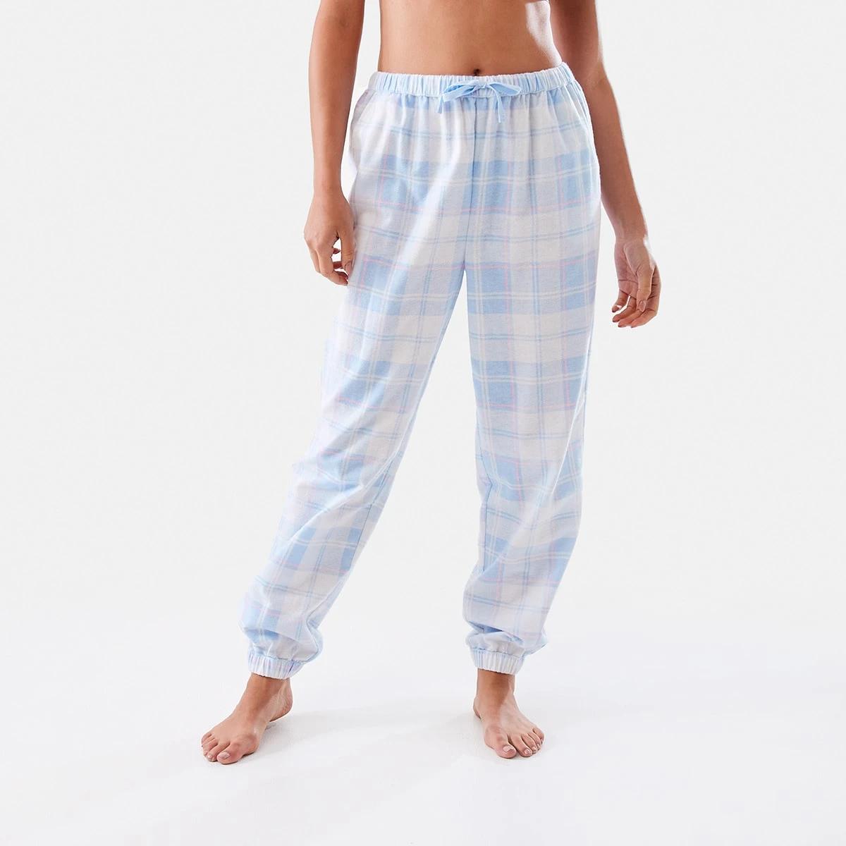 1 Cuffed Flannel Pants Sft Tartan, 1 of 5