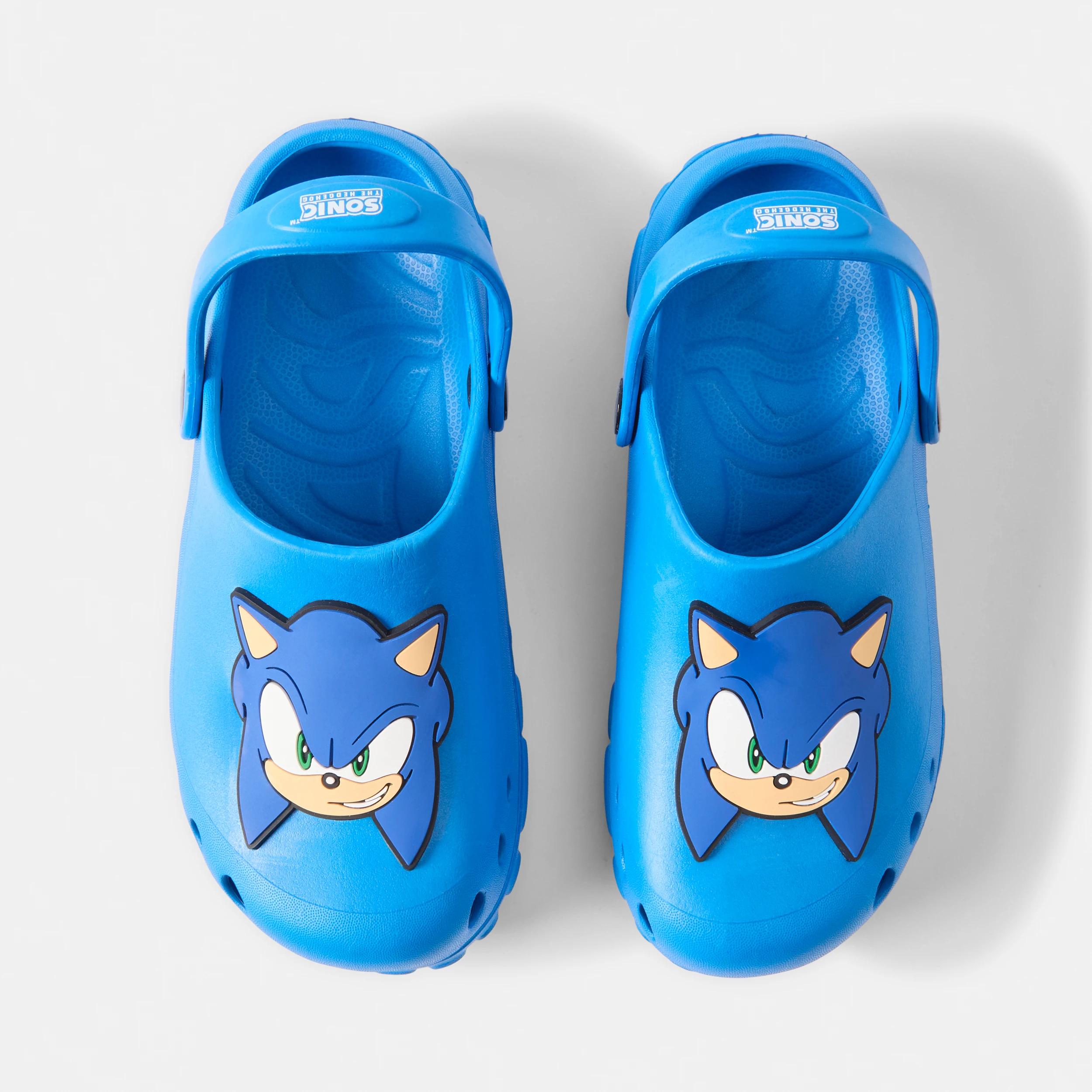 3 Senior Sonic License Clogs SONIC BLUE, 3 of 4