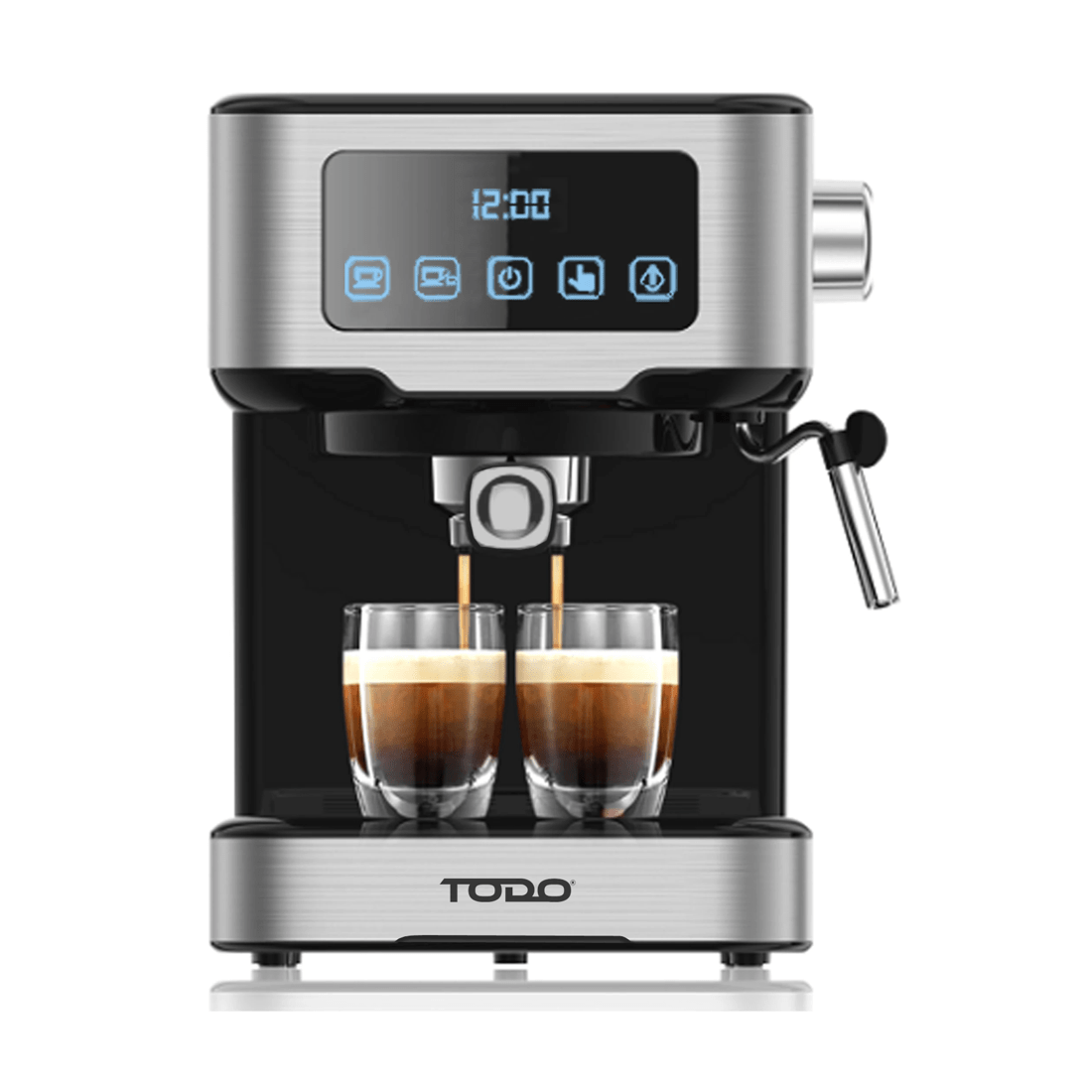 3 TODO Espresso Coffee Machine Maker Automatic Touch Control LED Display 15 Bar Pump 1.5L, 3 of 5