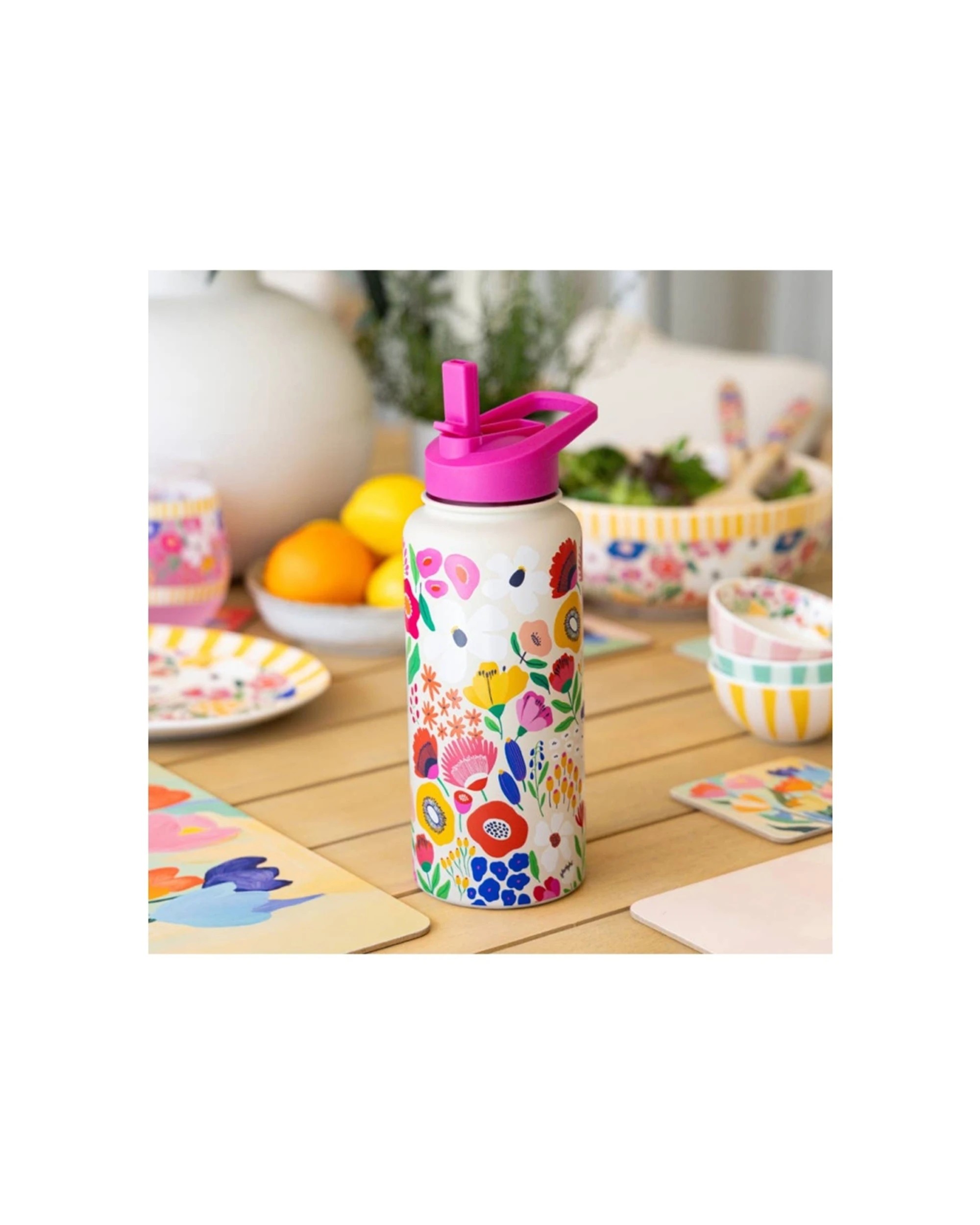 4 Splosh Billie Insulated Water Bottle Stainless Steel Durable 950ml - Multi, 4 of 5