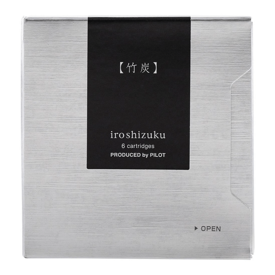 3 Iroshizuku Fountain Pen Ink Cartridge Bamboo Charcoal 6Pk, 3 of 3