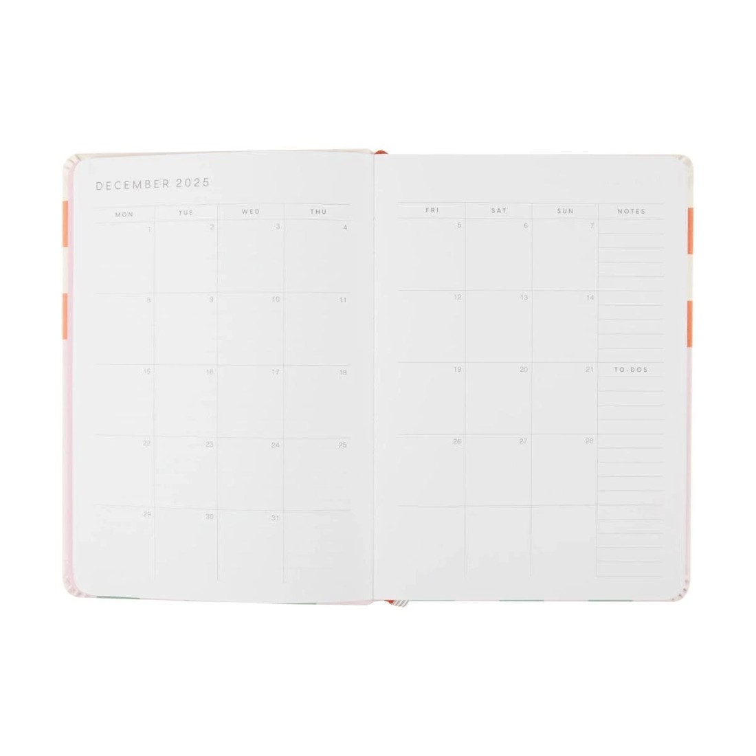 5 2026 A5 Weekly Diary - Stripe, 5 of 8