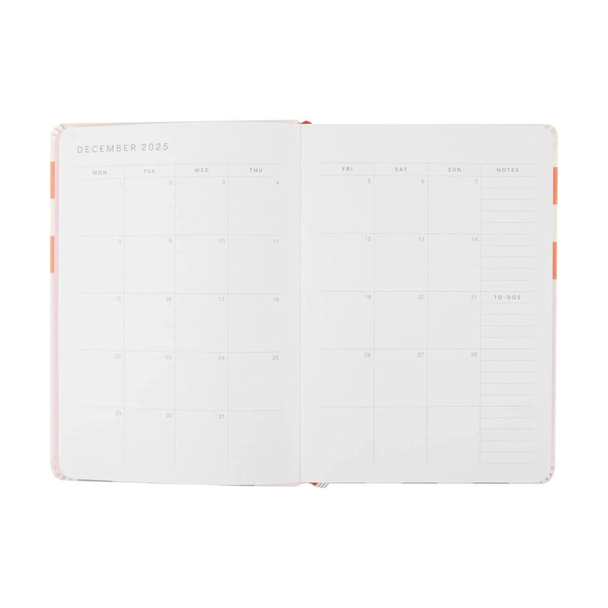 5 2026 A5 Weekly Diary - Stripe, 5 of 8