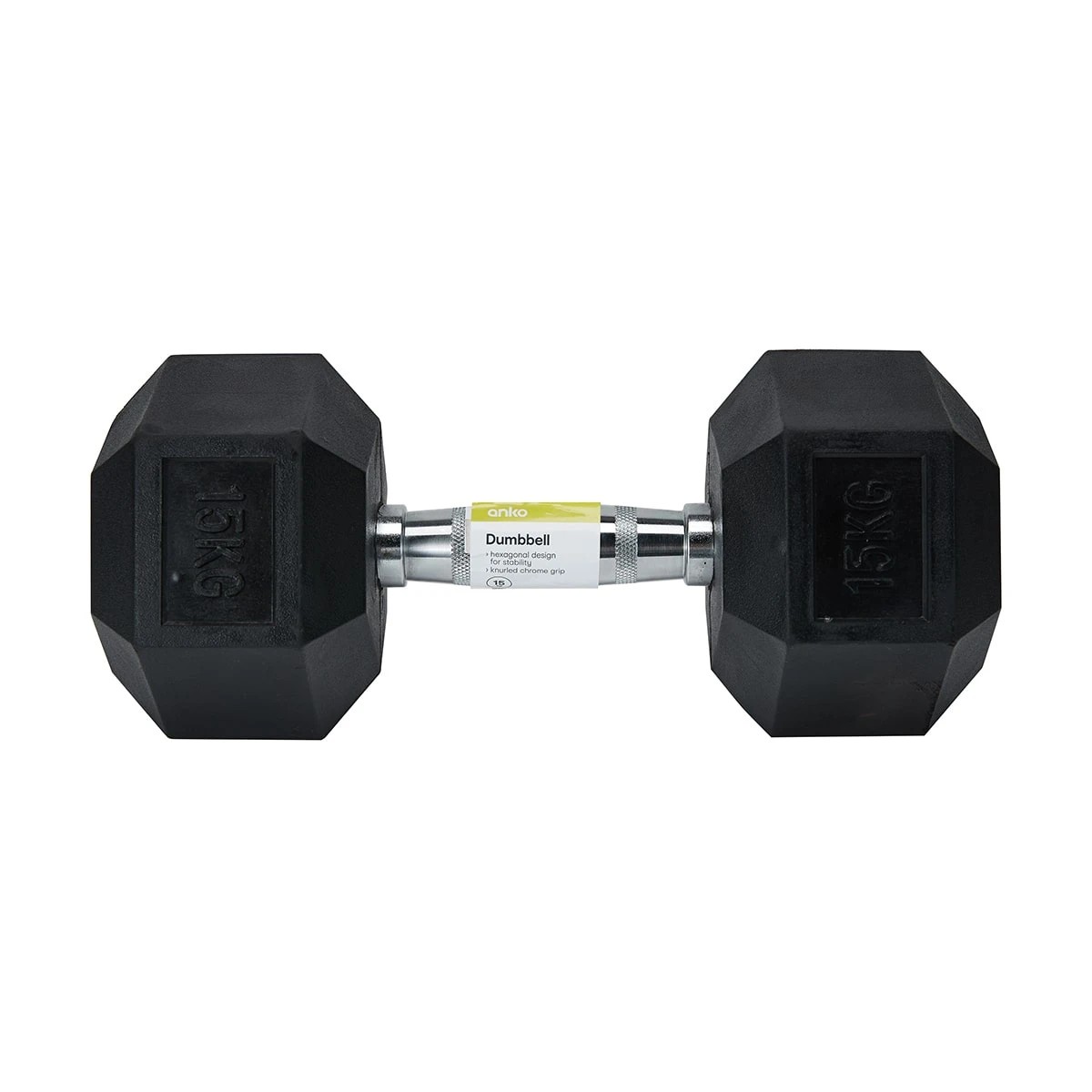 6 15kg Hexagonal Dumbbell, 6 of 6