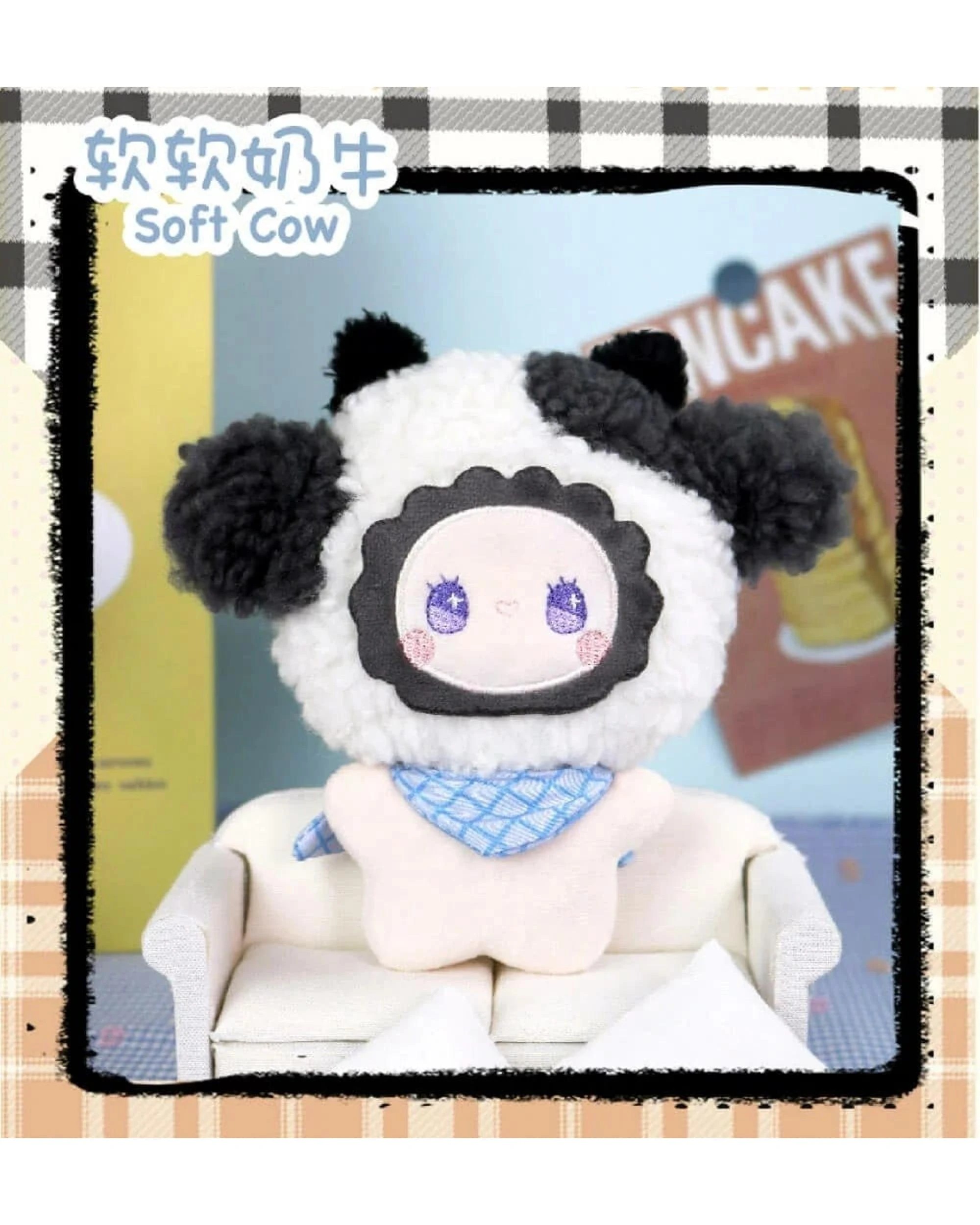 4 Lucky Emma Lovely Emma Fuzzy Family Squishy Series Plush Blind Box, 4 of 10