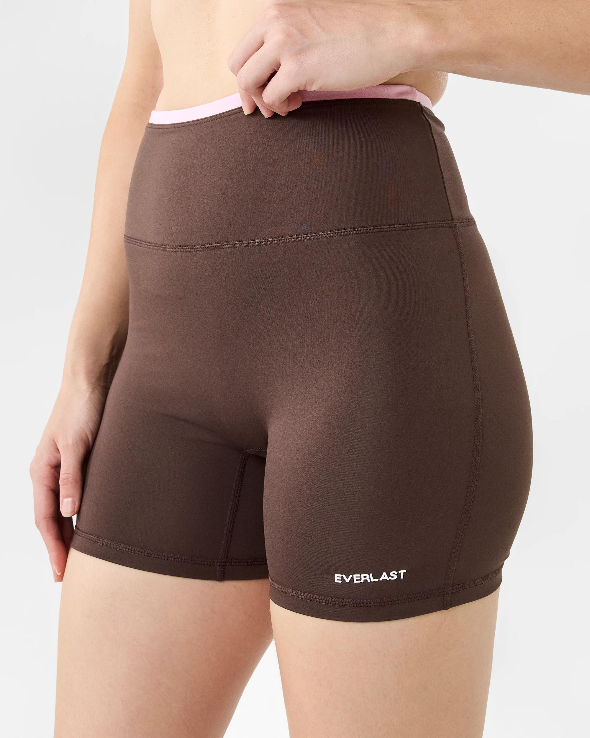 2 Everlast Tipped Bike Shorts Coffee, 2 of 7