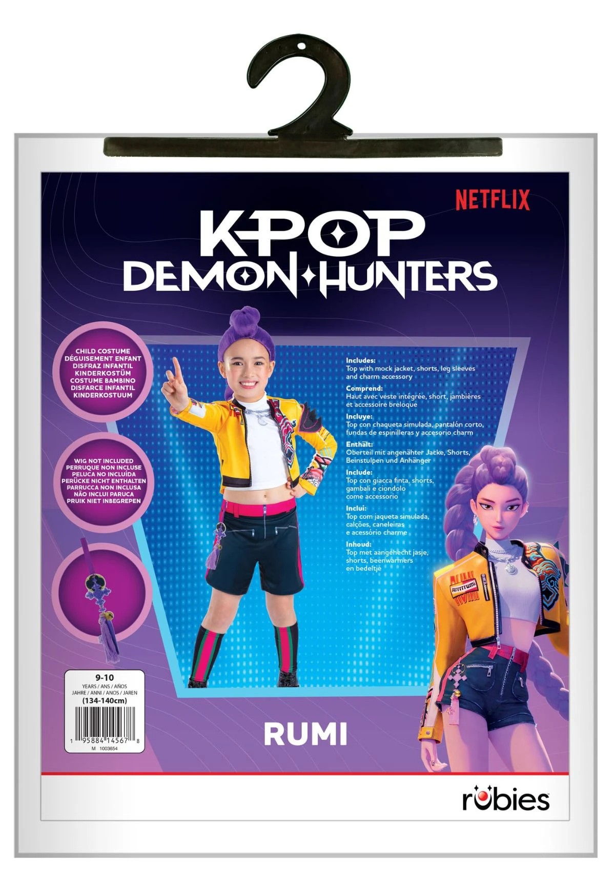 9 KPop Demon Hunters Rumi Kids Costume - Ages 9-10, 9 of 9