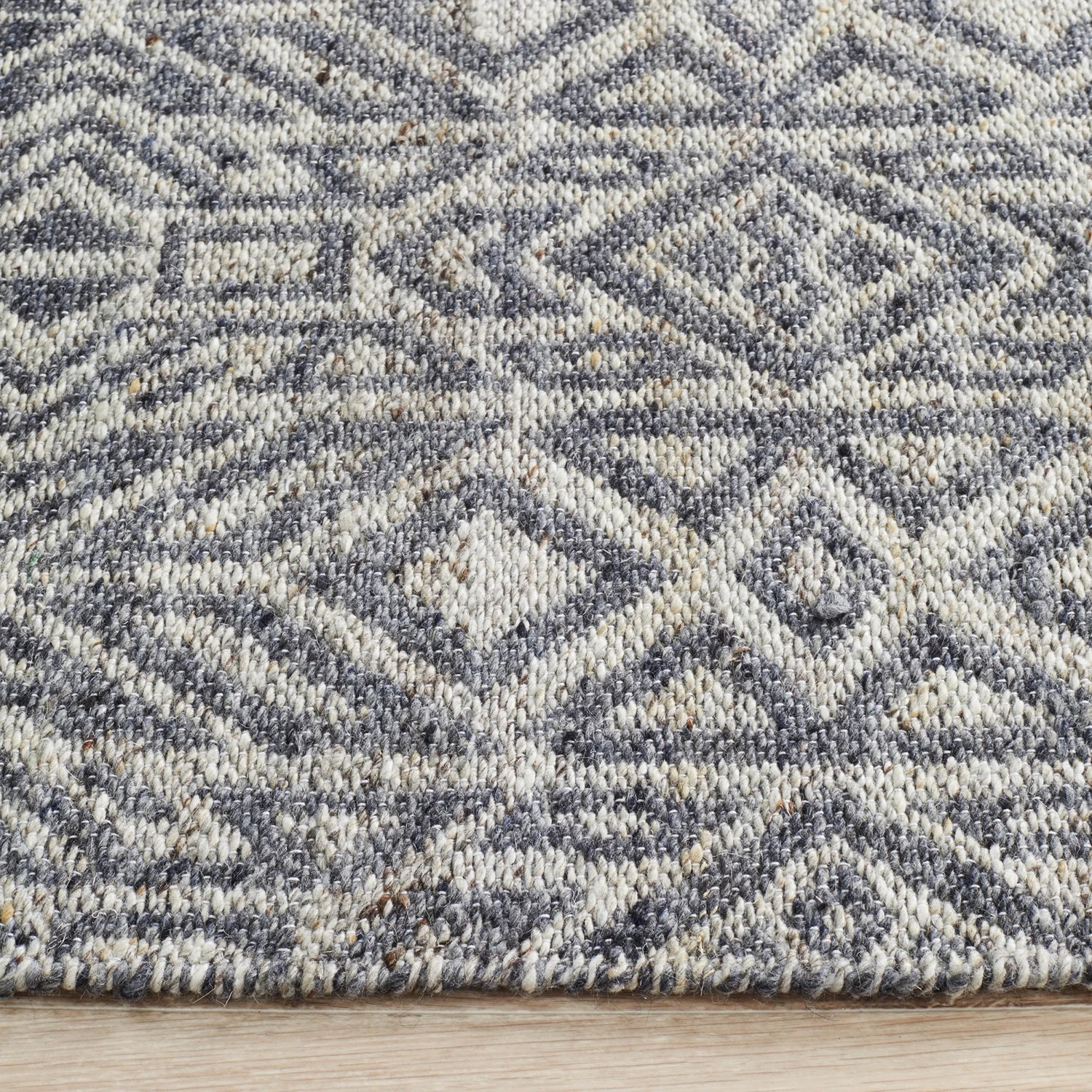 5 Common Ground Rugs Memento 150 225x155cm - Medium Handwoven Wool Floor Rug - Blue, 5 of 7