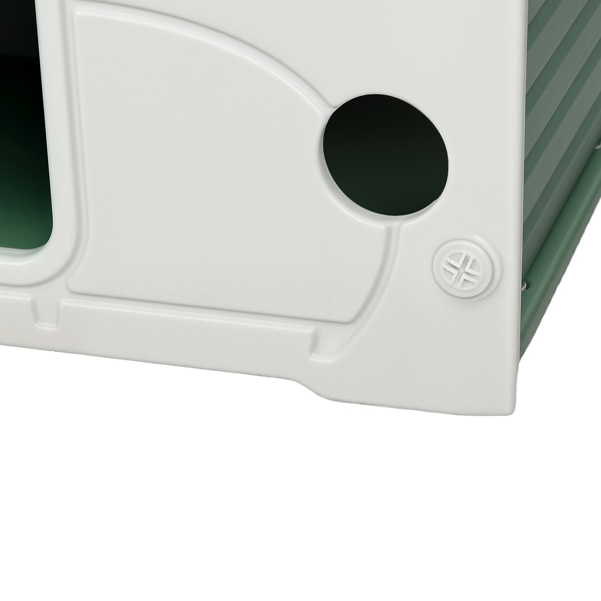 5 PaWz Cat House Outdoor Waterproof Insulated Stackable Feral Shelter - Green, 5 of 9