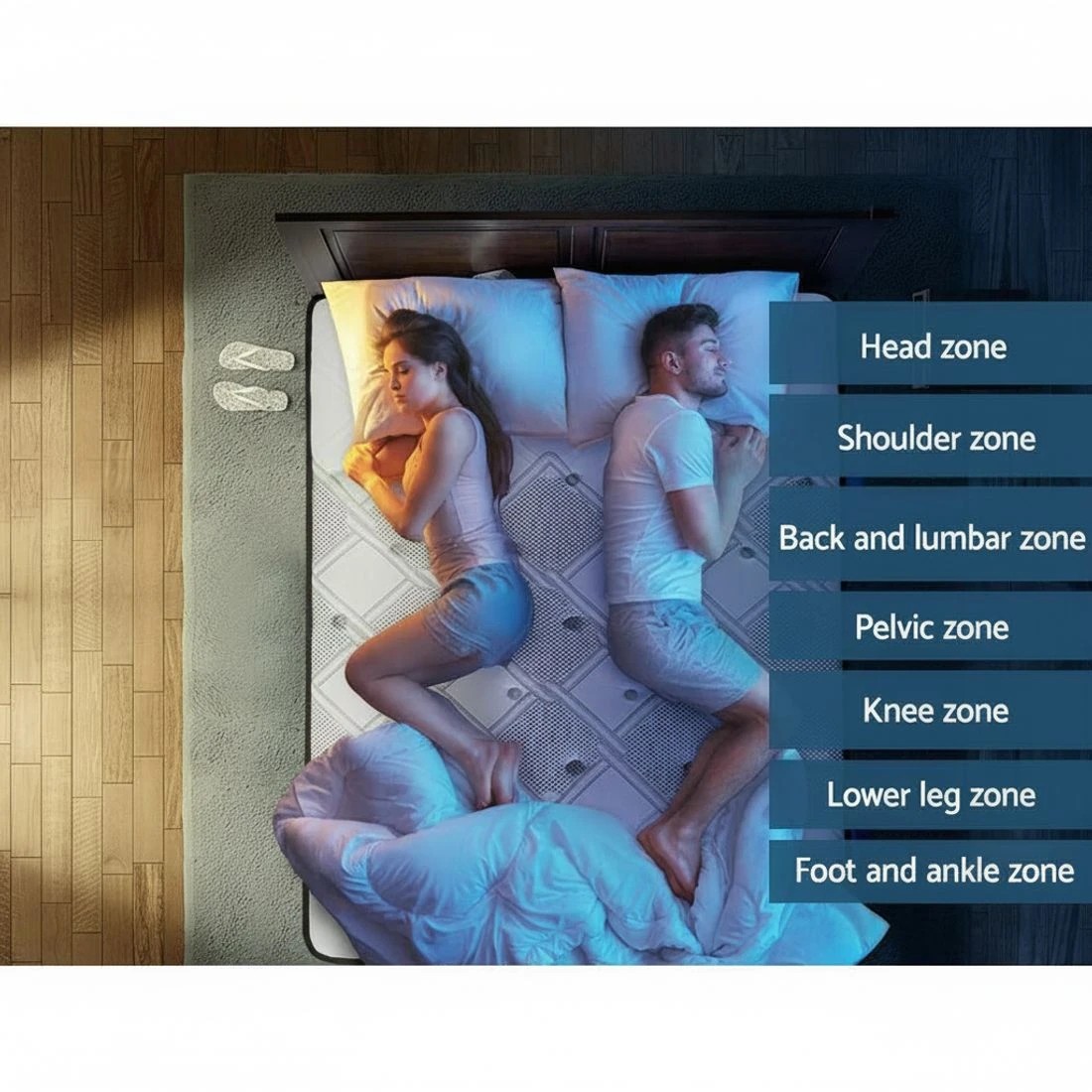 5 Giselle Bedding 36cm Mattress Cool Gel Memory Foam King Single - King Single Bed - Multi, 5 of 8