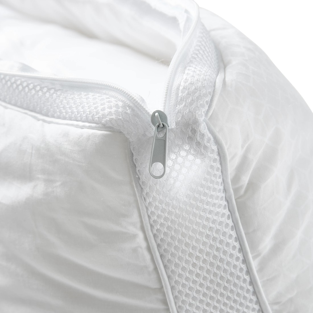 9 Adjustable Memory Foam Cooling Pillow - High Profile, White, 9 of 9