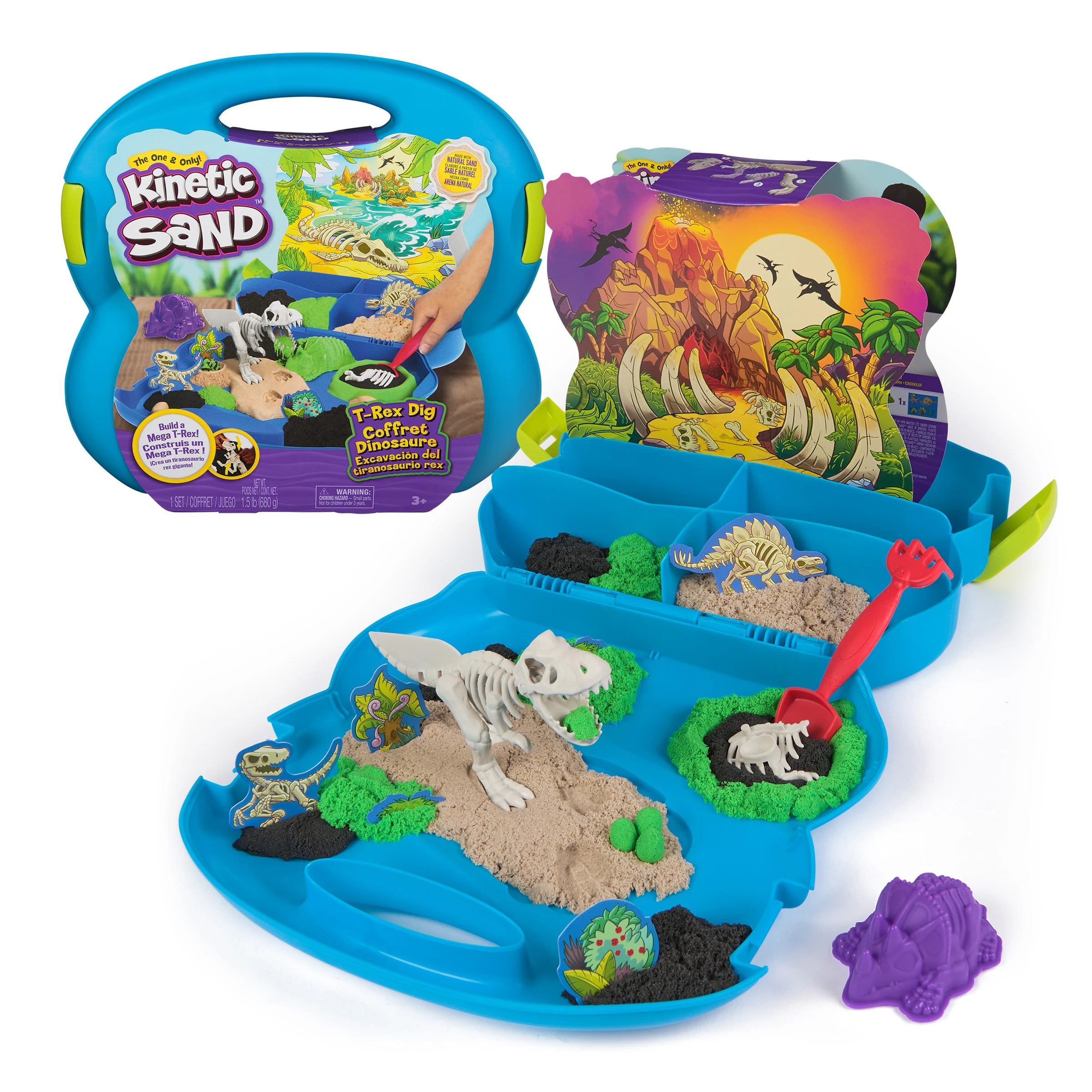 1 Kinetic Sand Dino Fossil Dig Case - Multi, 1 of 7