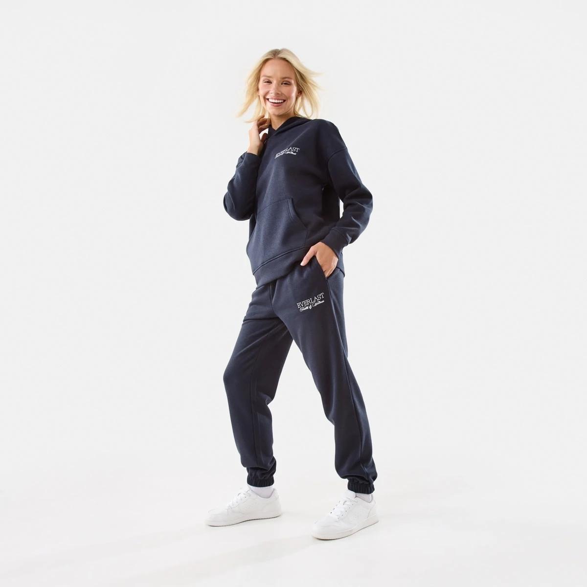 3 Everlast Womens Street Oversized Hoodie Washed Nvy, 3 of 8