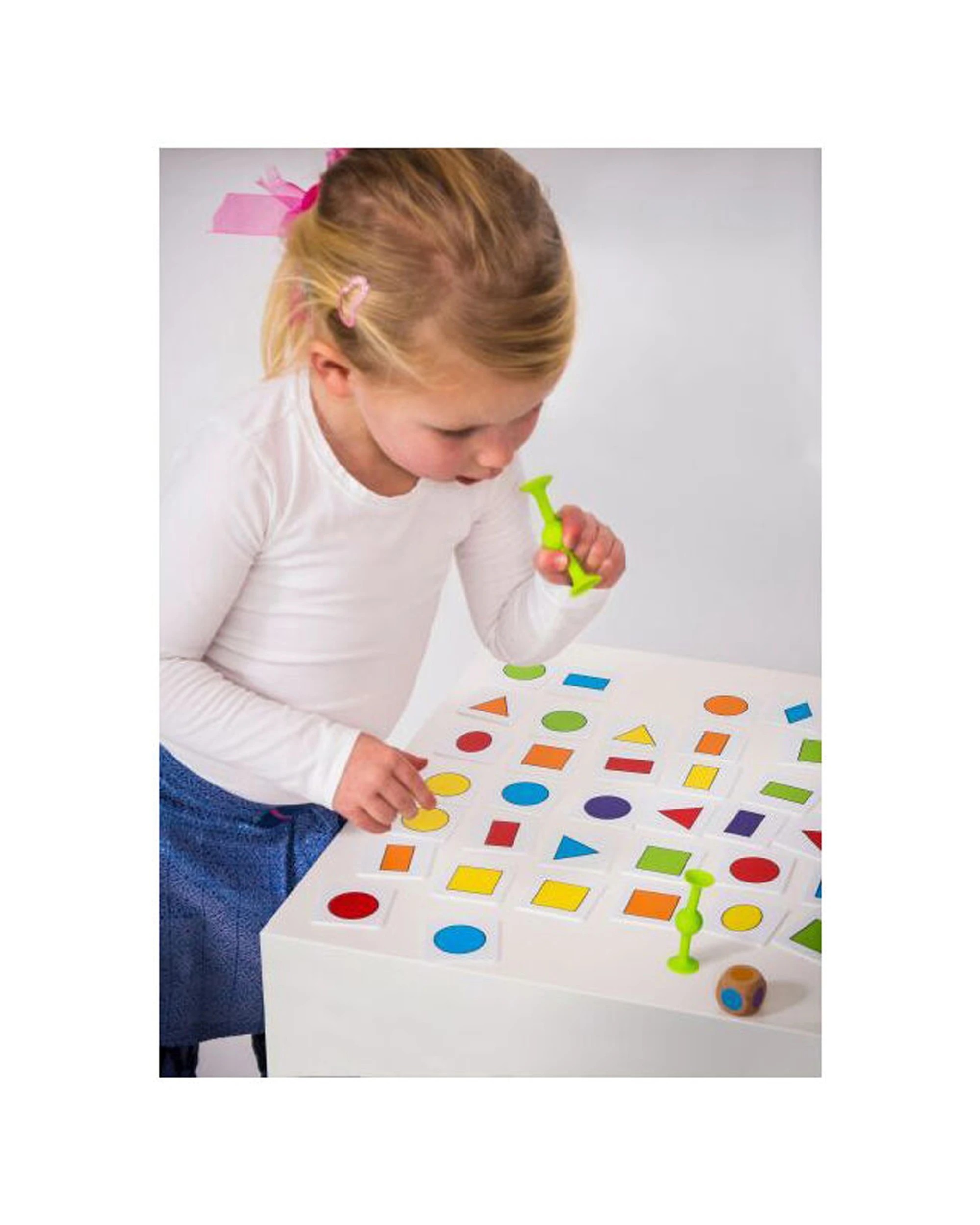 2 Educo 6Pc Shape Matching Game Educational Toy Kids Learning 3 Years Wooden Box
 - multi, 2 of 3