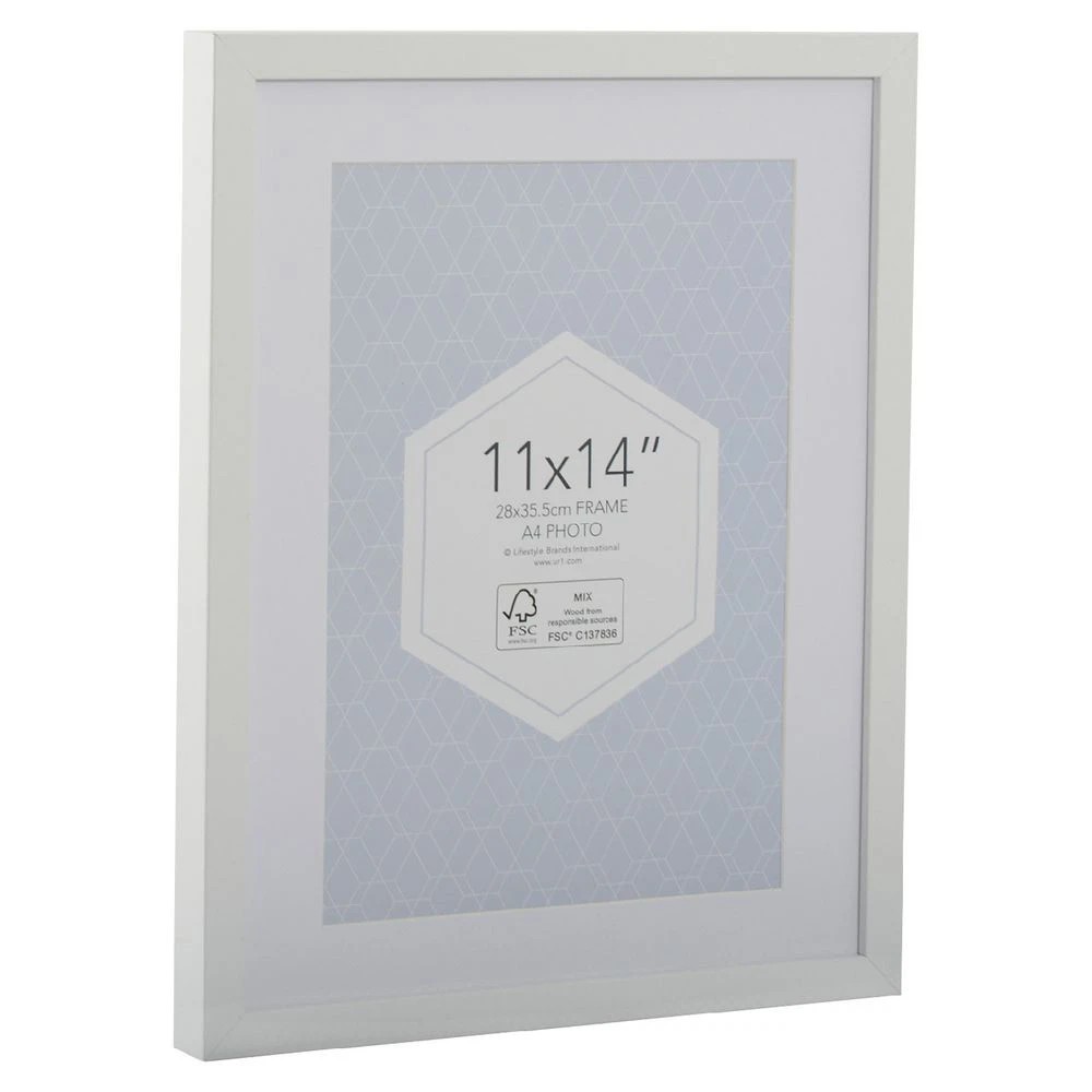 3 Promenade 11x14" Frame White, 3 of 4