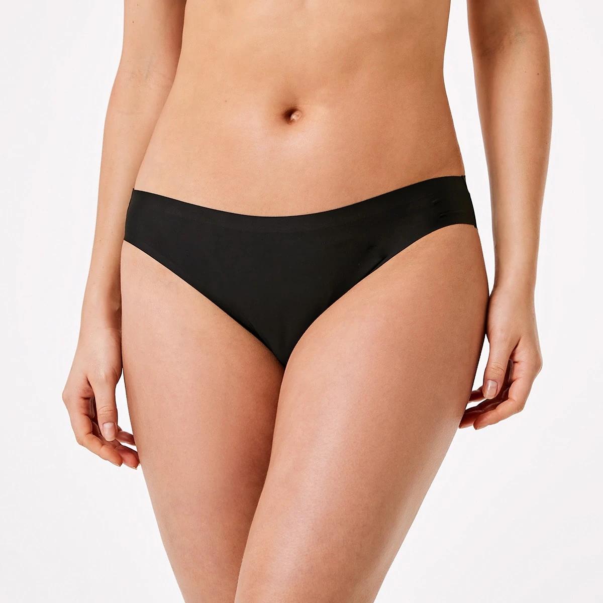 3 3 Pack Outta-Sight Bikini Briefs Black, 3 of 7