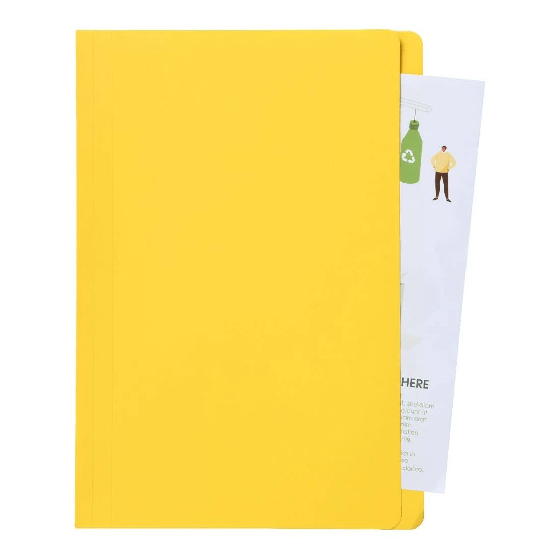 J.Burrows Foolscap Manila Folder Yellow 25 Pack - Kmart