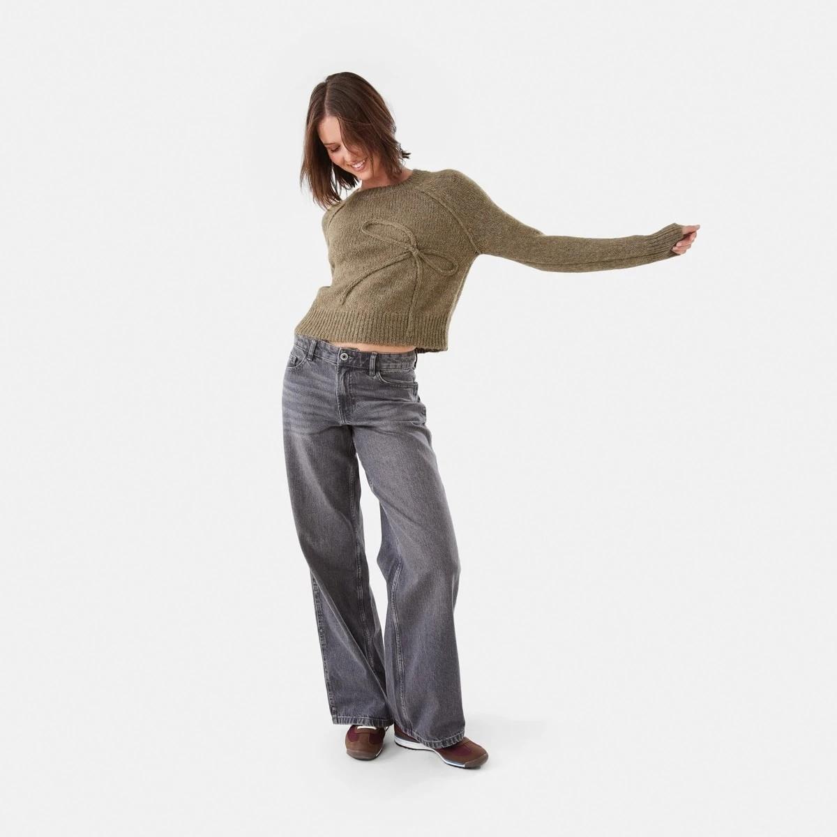 2 Bow Jumper Dune Marle, 2 of 8