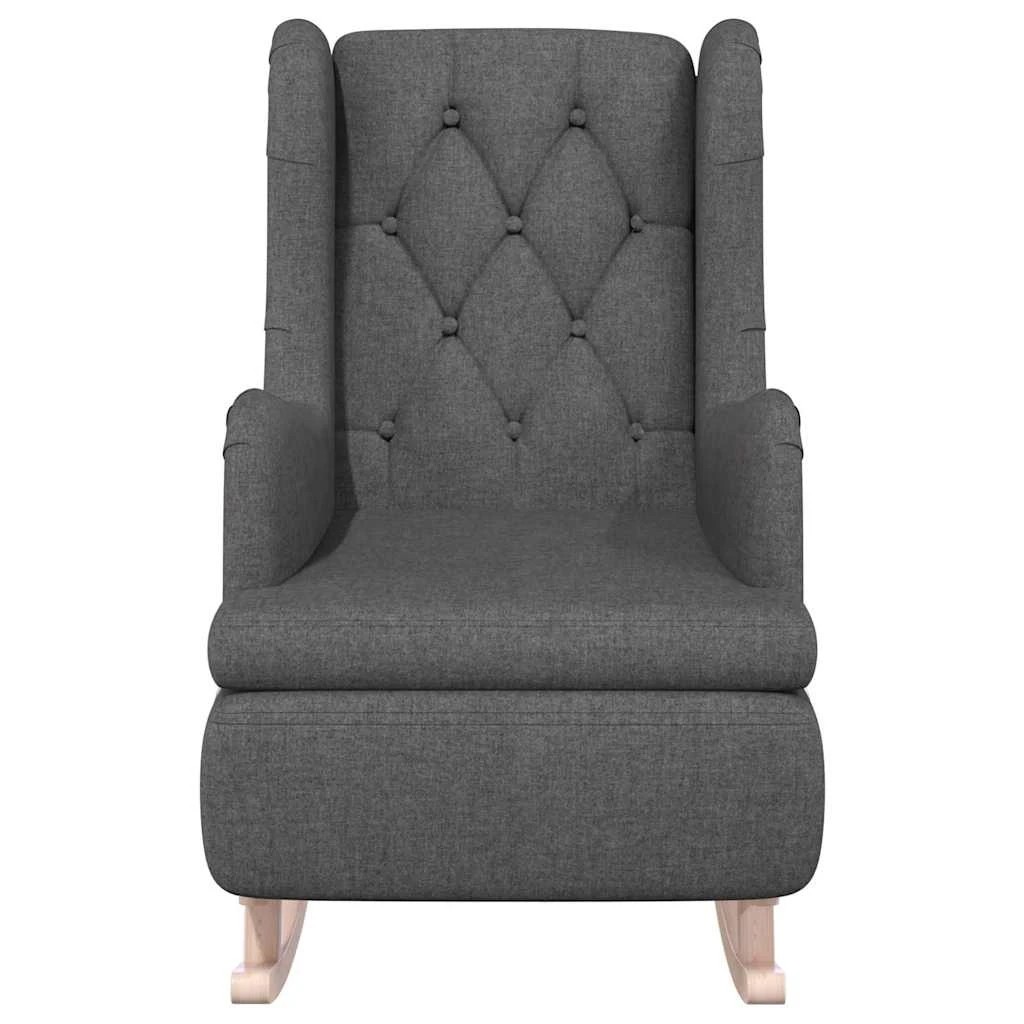 3 vidaXL Armchair Rocking - Grey, 3 of 8