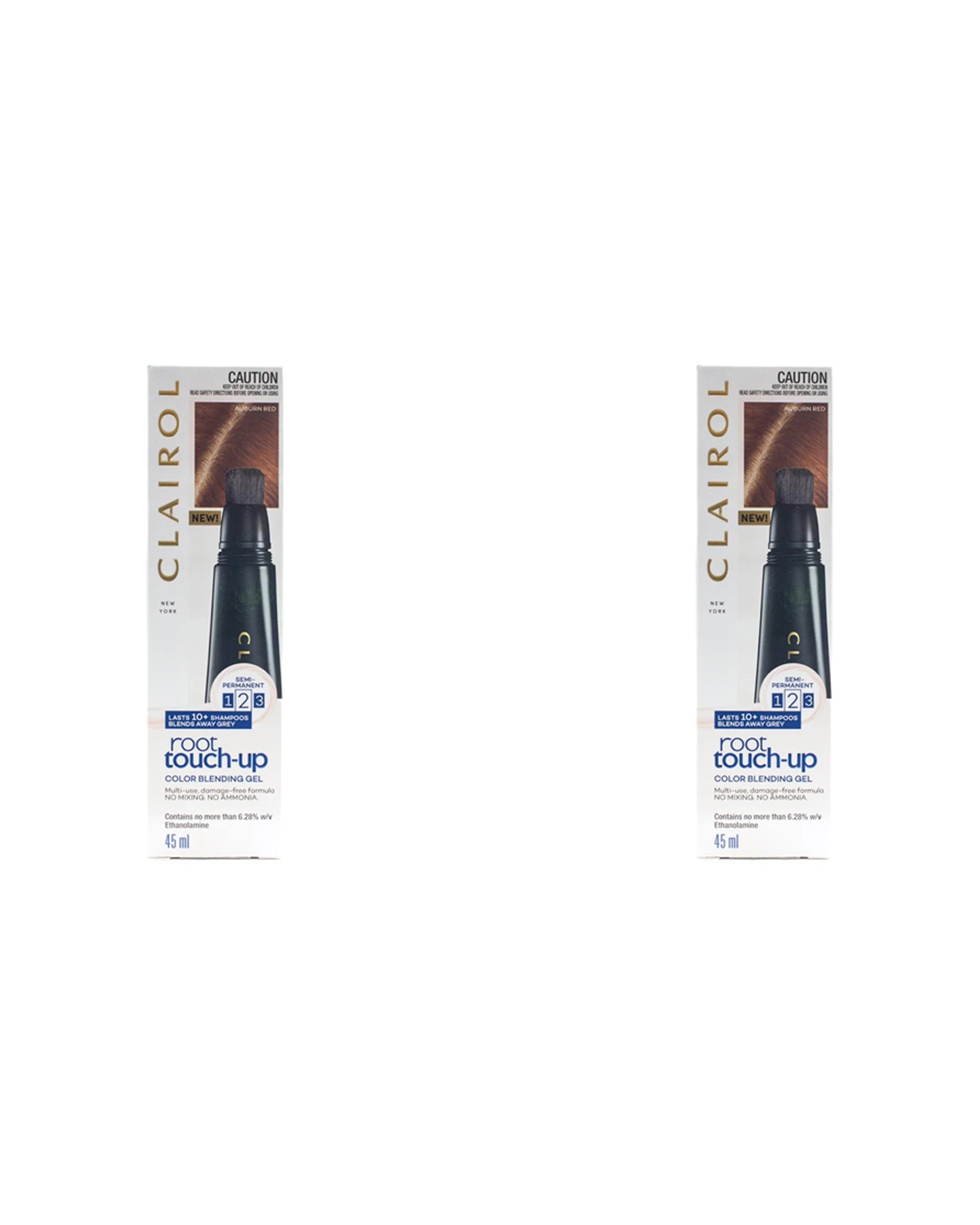 1 Clairol Semi Permanent Root Touch Up Colour Blending Gel 2PK Ammonia Free - Red, 1 of 5