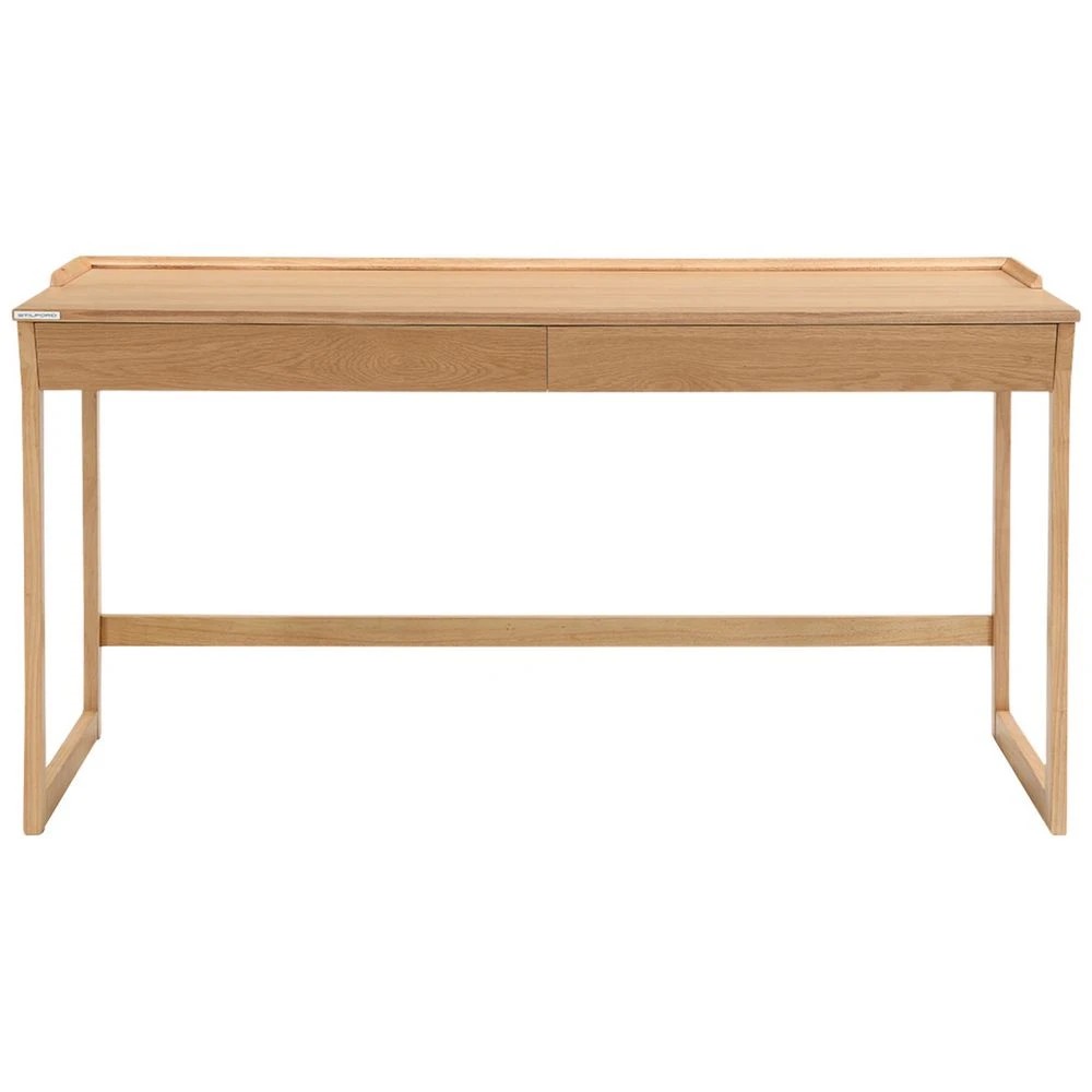 2 Larsson 2 Drawer Desk 1500mm Natural Oak Desks, Tables and Workstations, 2 of 10