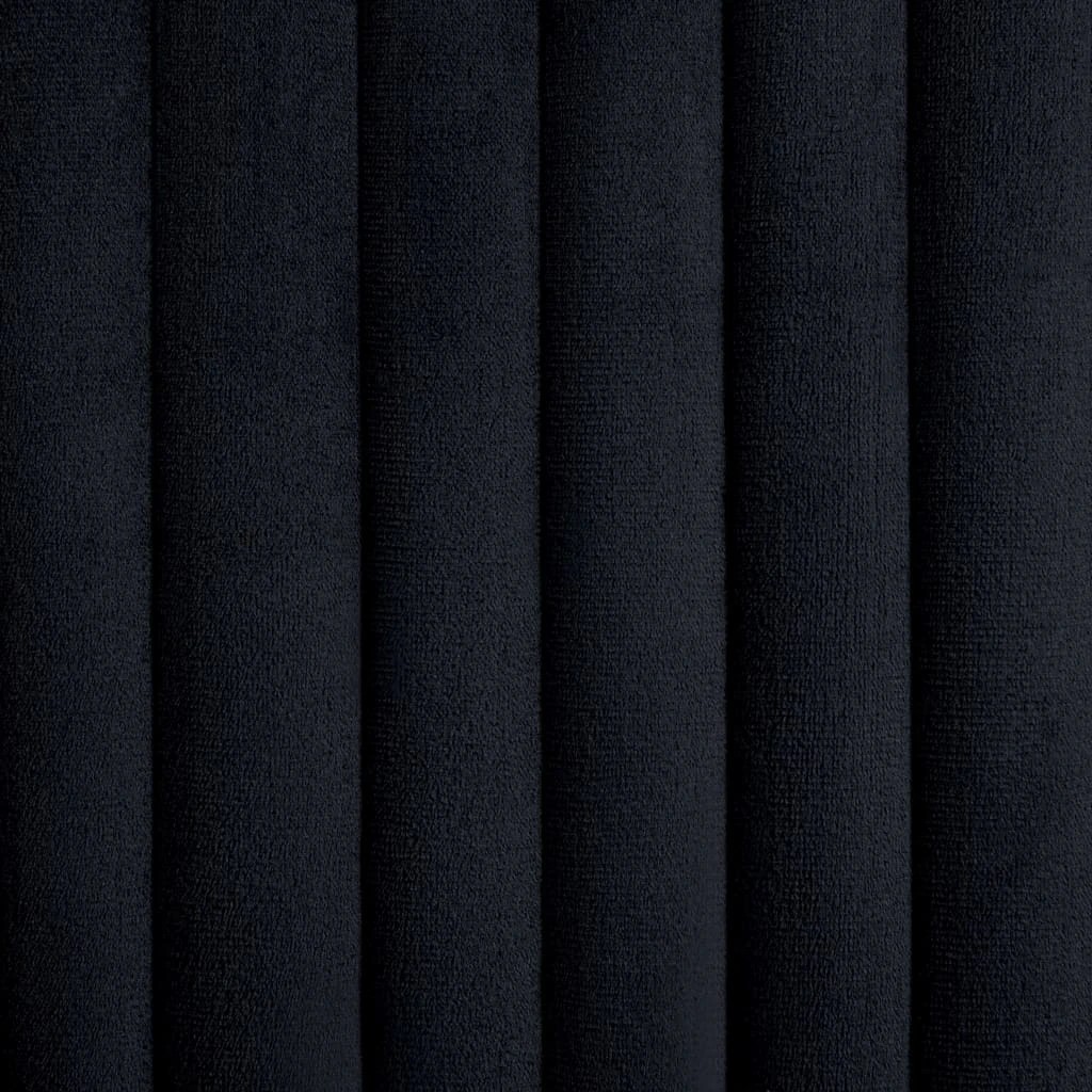5 vidaXL Dining Chairs 6 Pcs Velvet - Black, 5 of 6