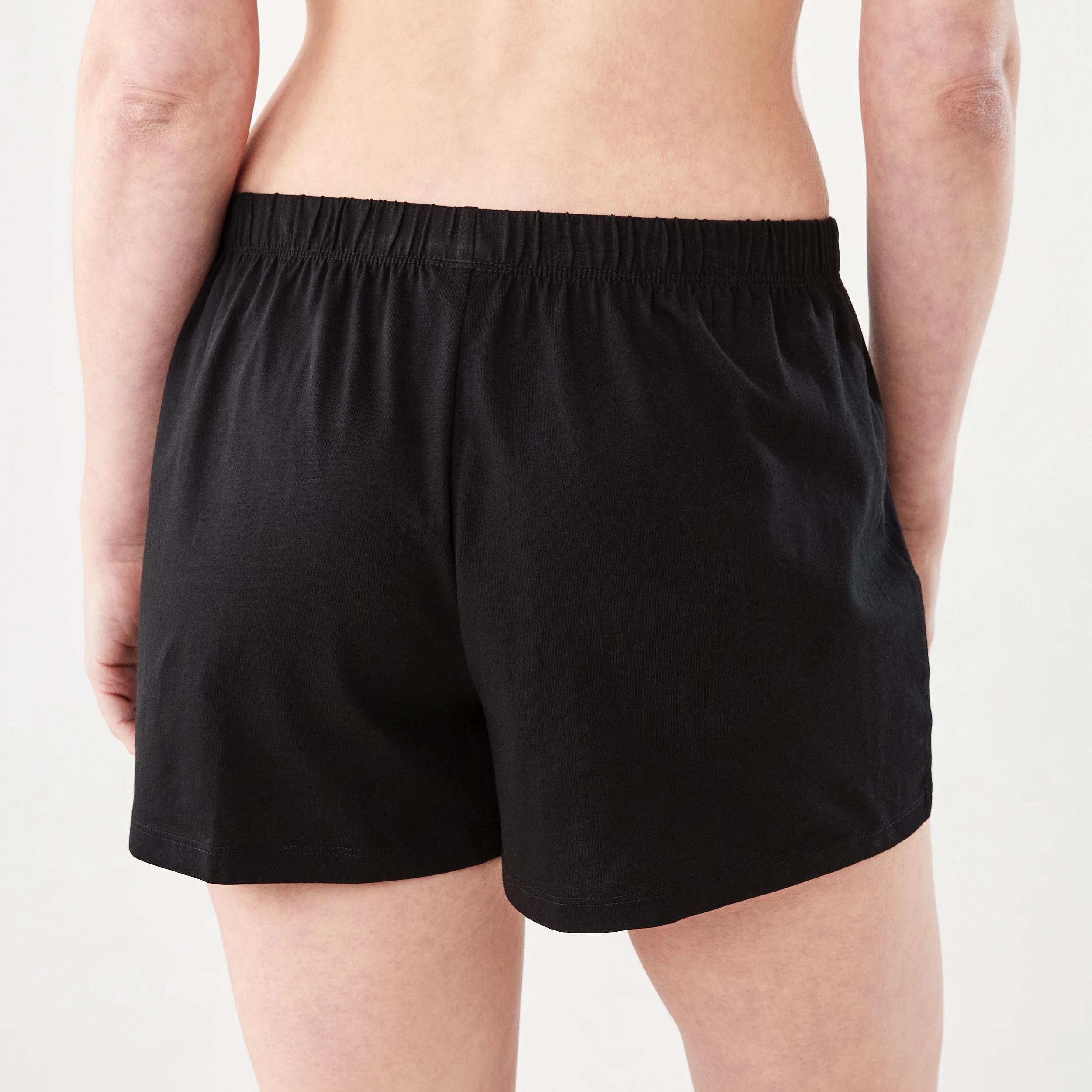 3 Knit Sleep Shorts BLACK, 3 of 5
