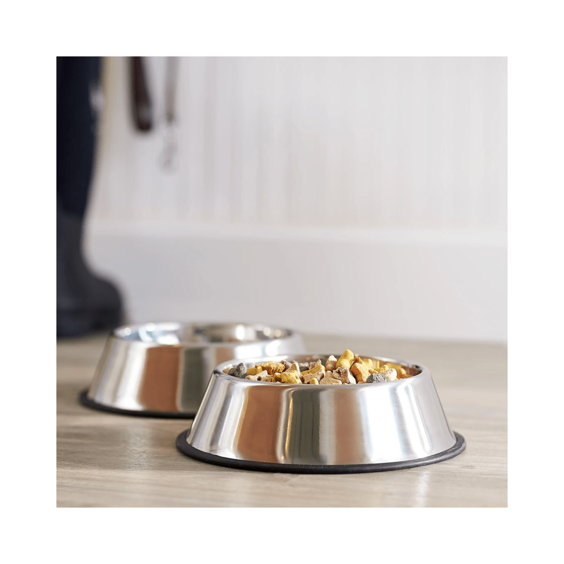 3 BR Pets Non Slip Stainless Steel Dog Bowl Pet Cat Water Food Feeder Portable Puppy Dish - Small (150ml), 3 of 5