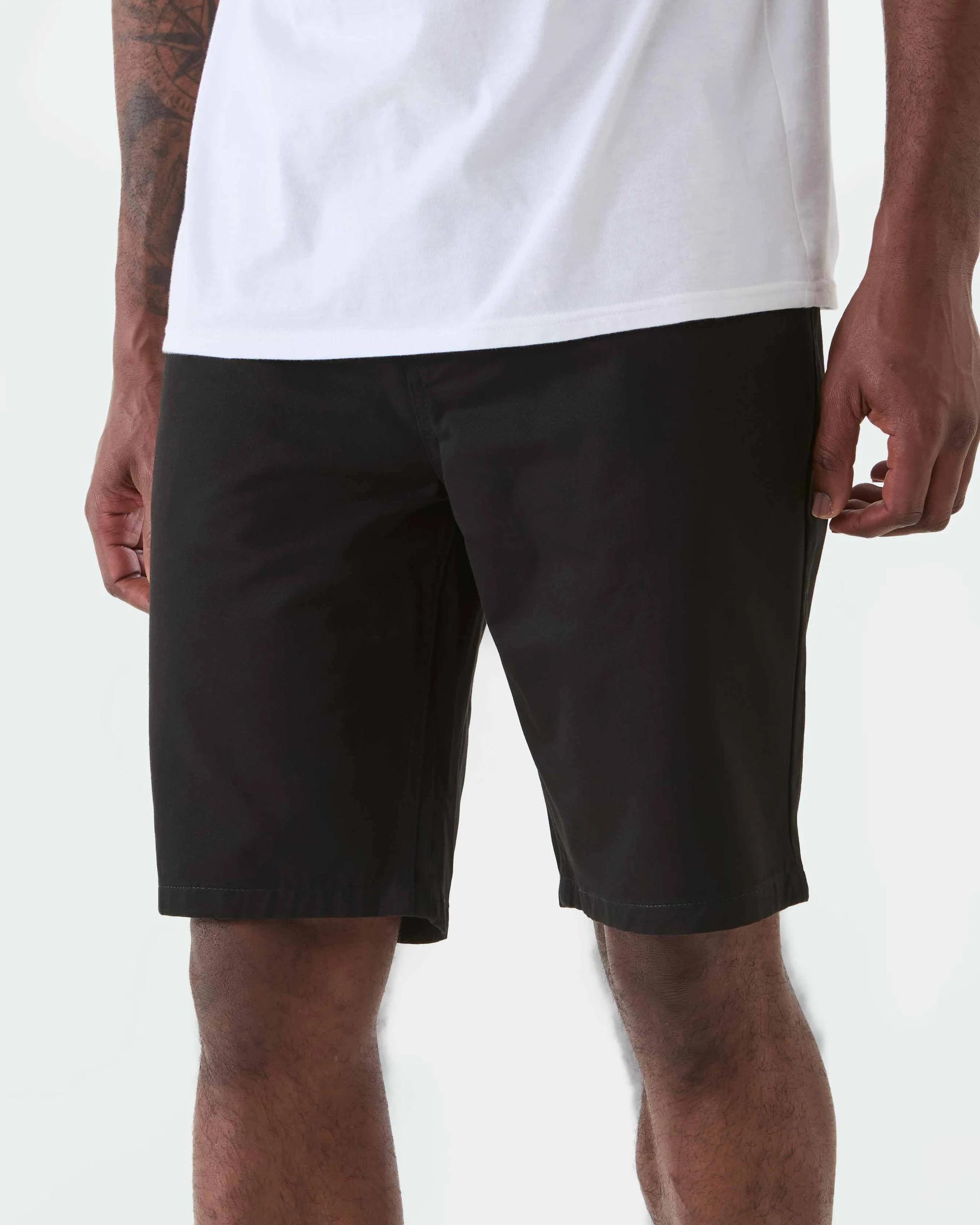 1 Regular Denim Shorts Black, 1 of 6