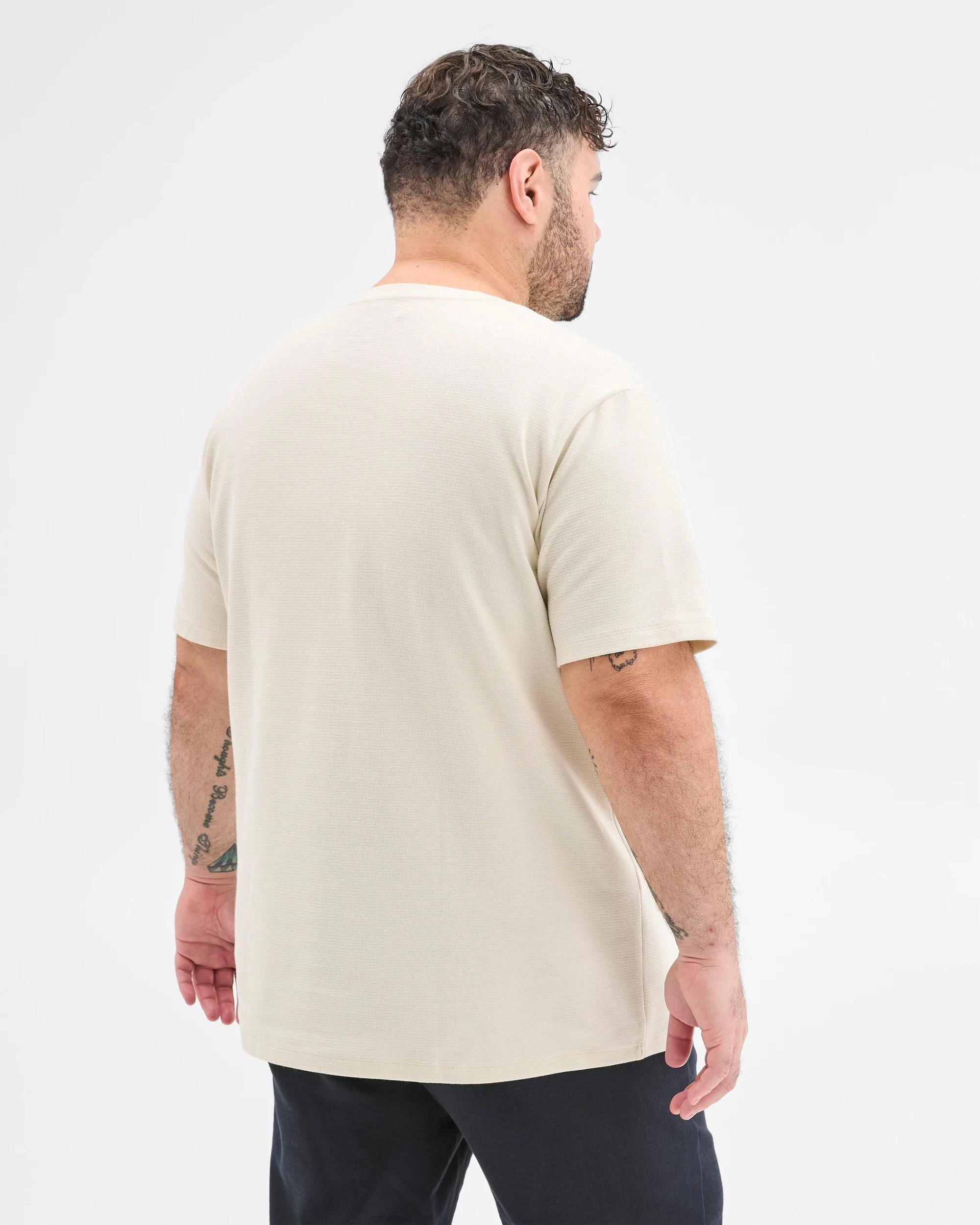 6 Target Plus Size Australian Cotton Blend Textured T-Shirt BIRCH, 6 of 6