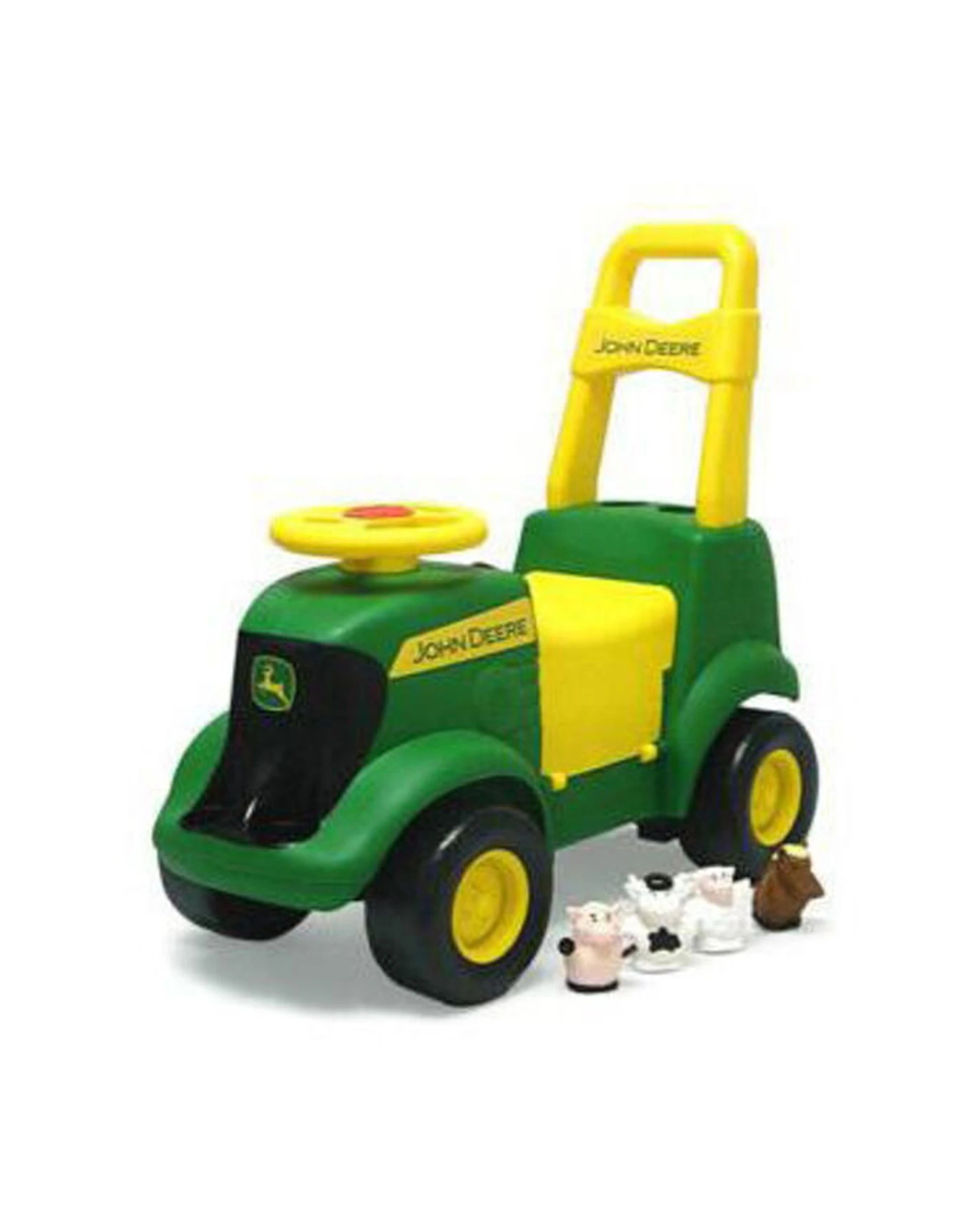1 John Deere Kids Ride-on Tractor 3 In One Design With Sounds For Toddlers 12 Months Plus - Green, 1 of 2