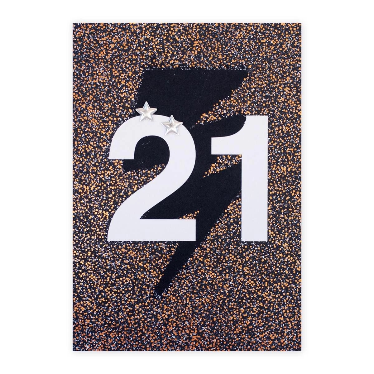 3 Connections from Hallmark 21st Birthday Card - Copper Foil, 3 of 3