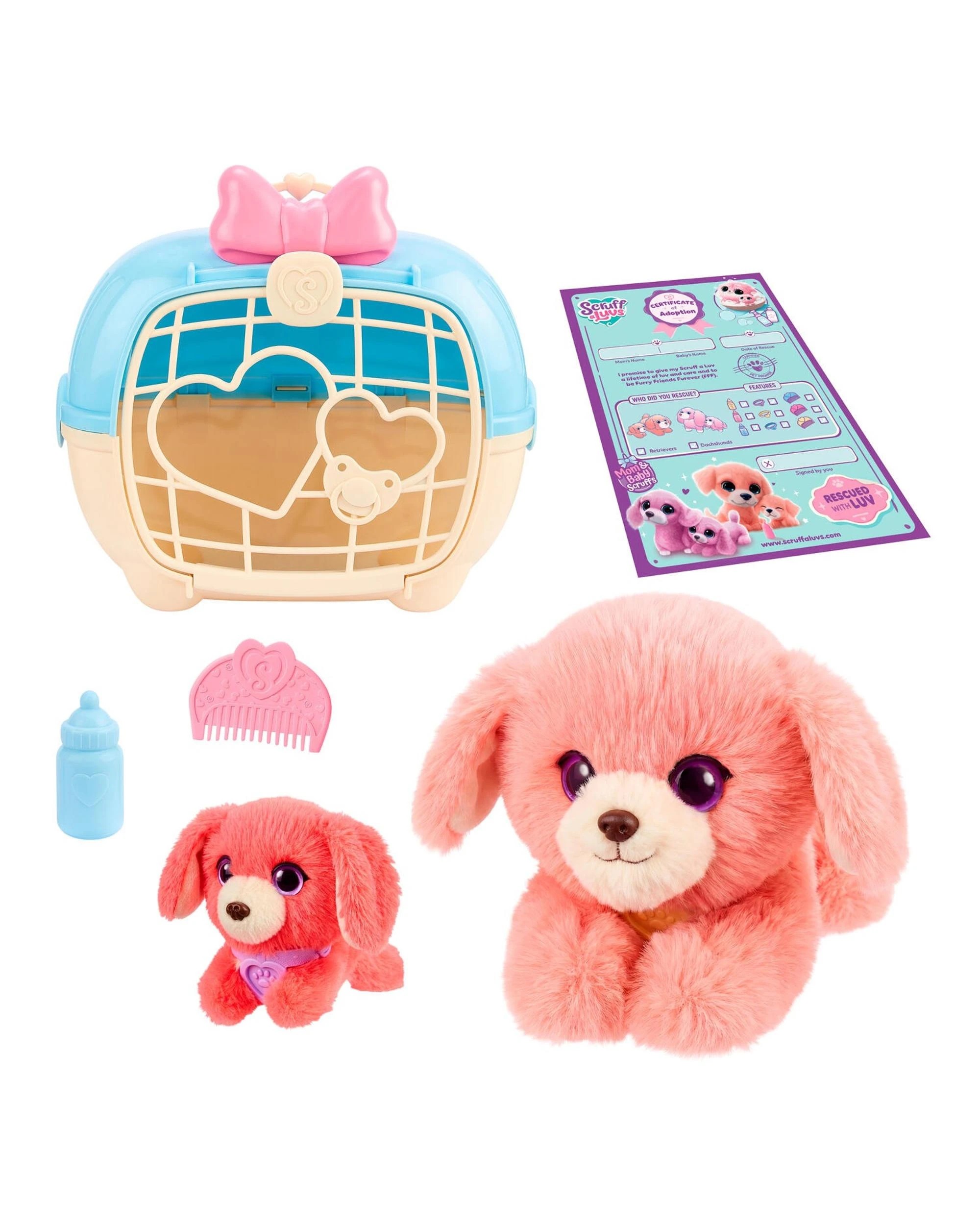 6 ScruffaLuvs Series 3 Mom and Baby Mystery Plush 2 Pack, 6 of 9