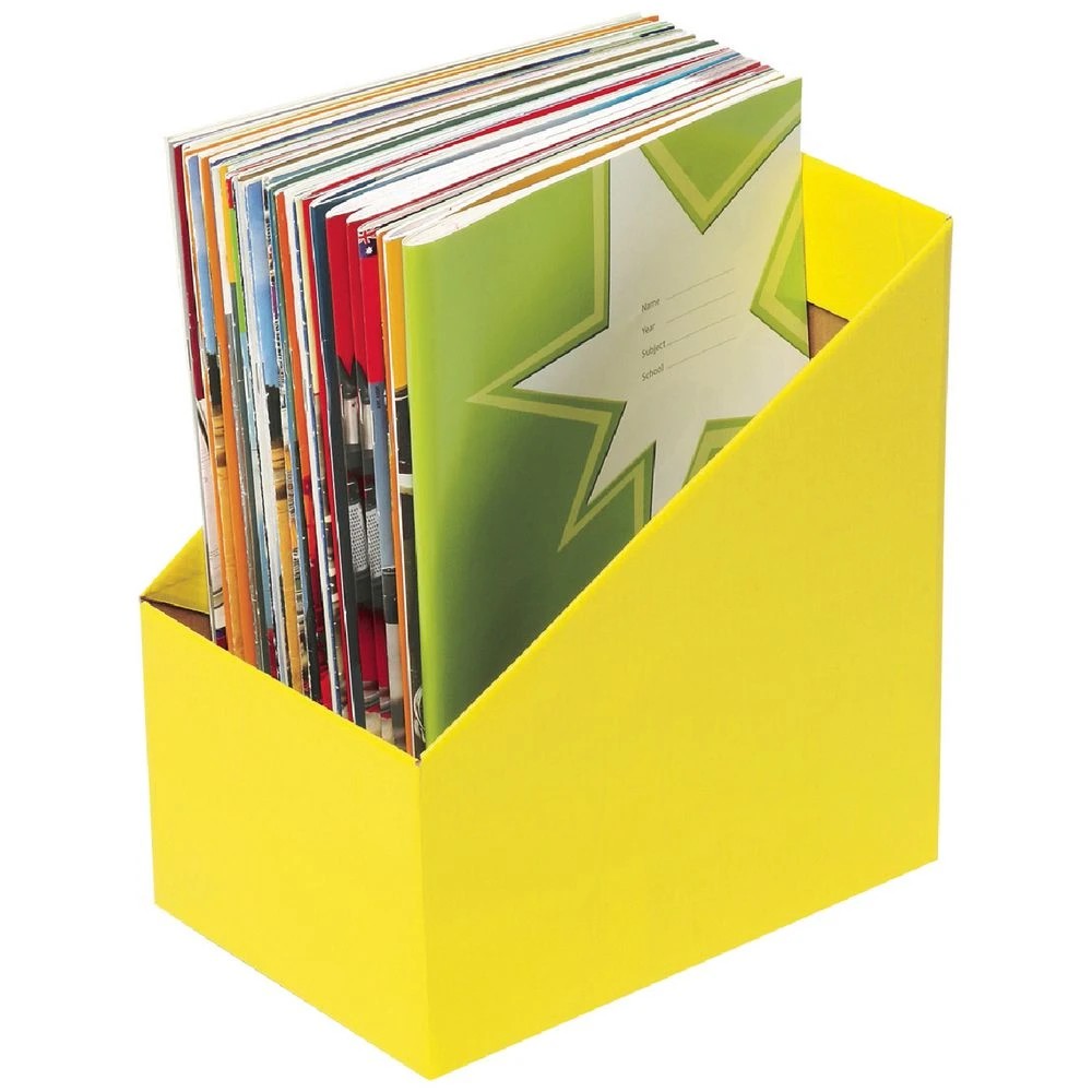 1 Marbig Book Box Large Yellow 5 Pack, 1 of 1