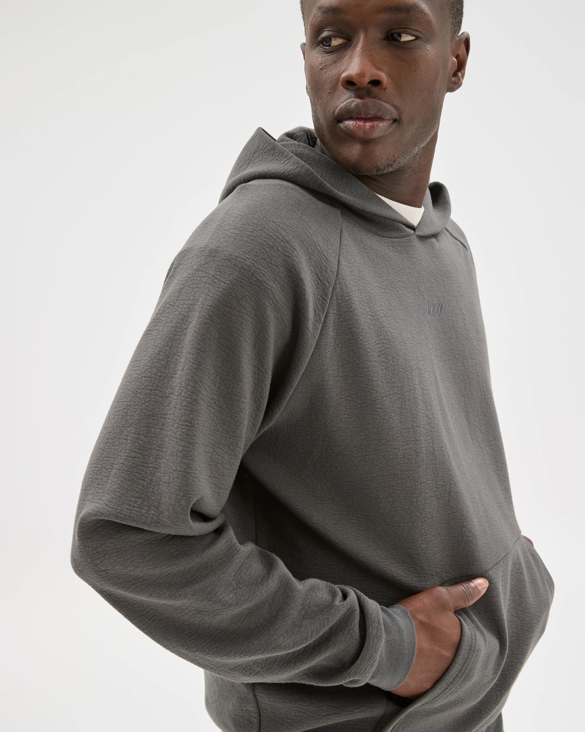 5 Target Active Active Crinkle Textured Hoodie CHARCOAL, 5 of 6
