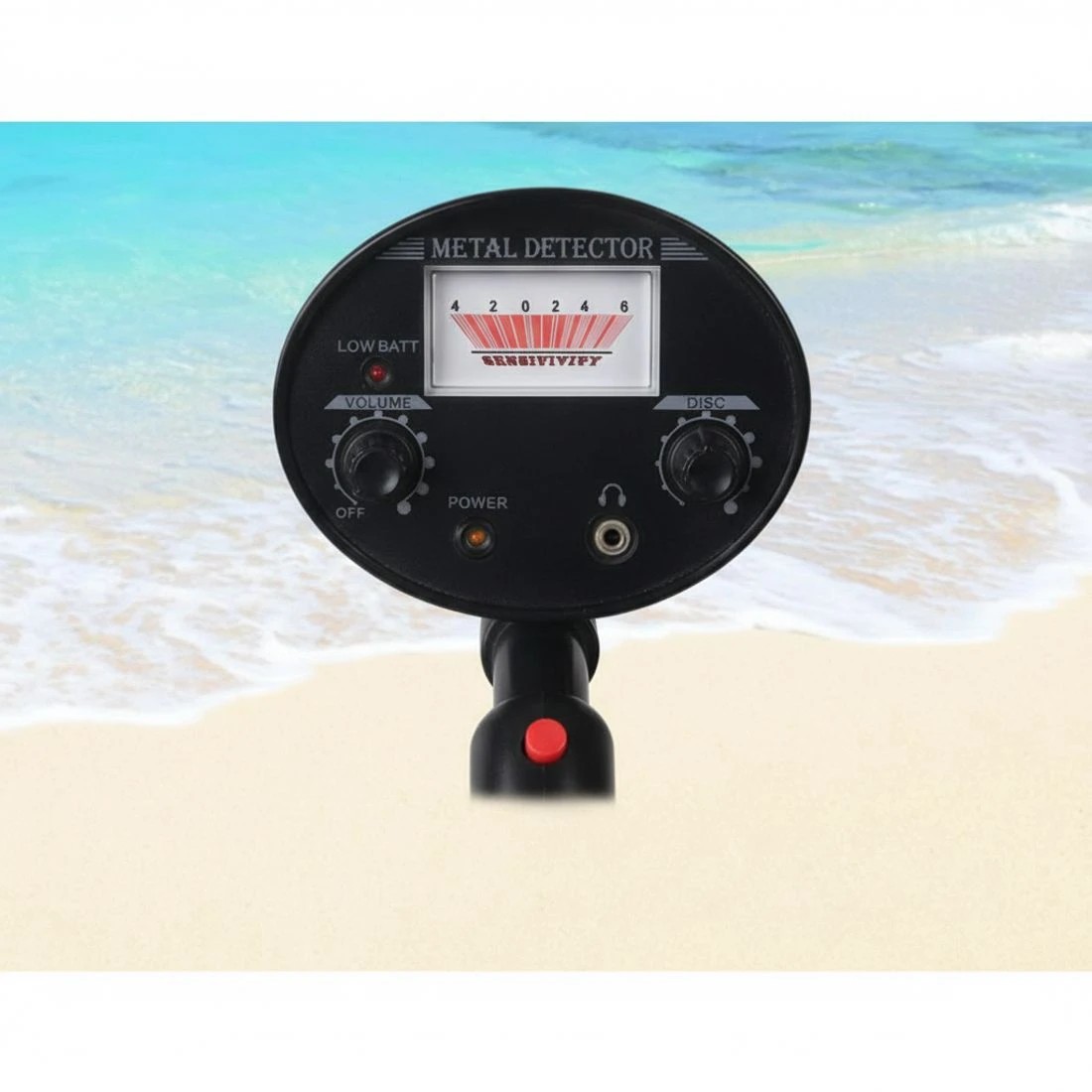 3 Metal Detector 180MM Deep Sensitive Water Resistant Pinpointer Treasure Hunter - Black, 3 of 5