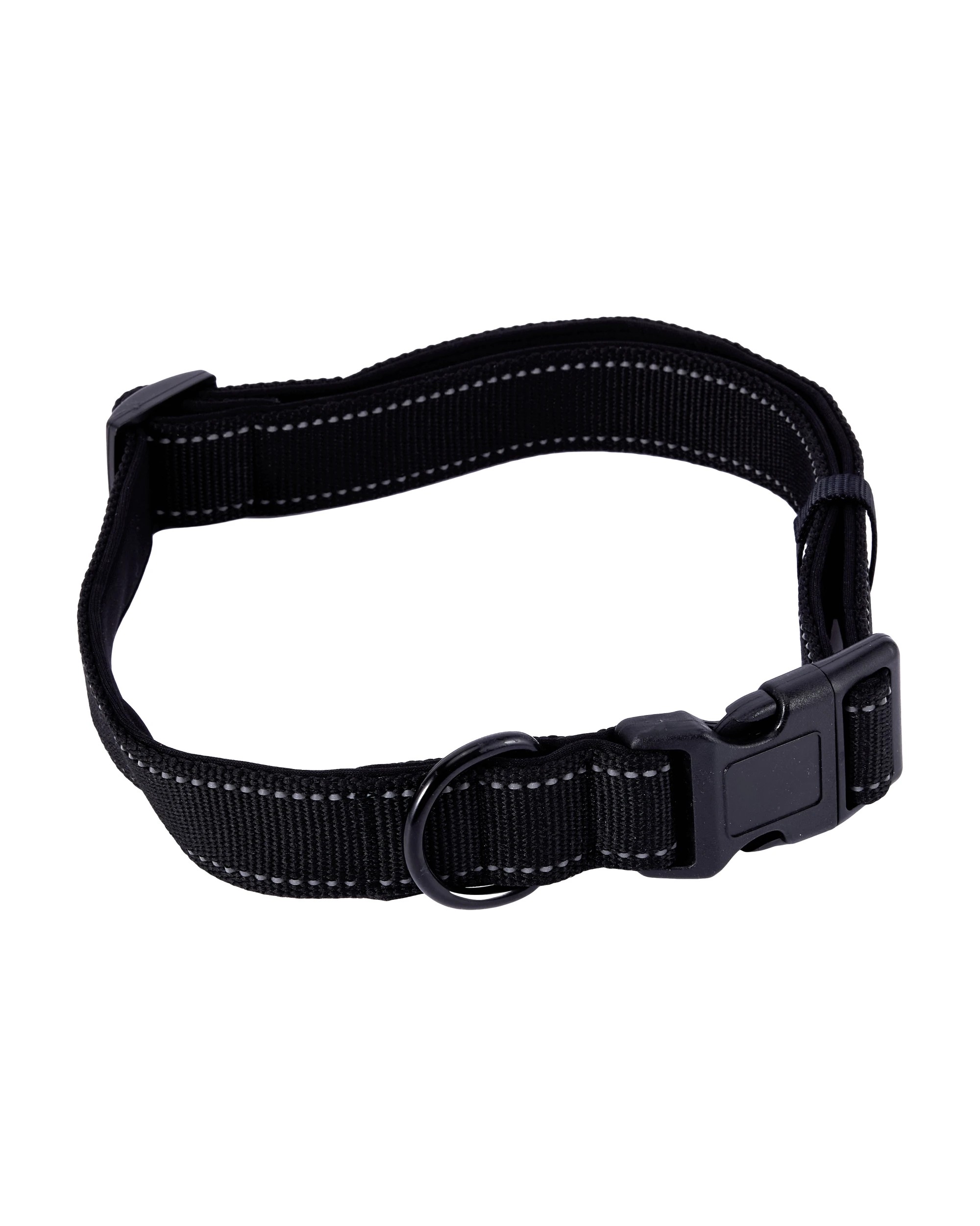 3 Black Reflective Collar and Lead Set - Extra Large, 3 of 4