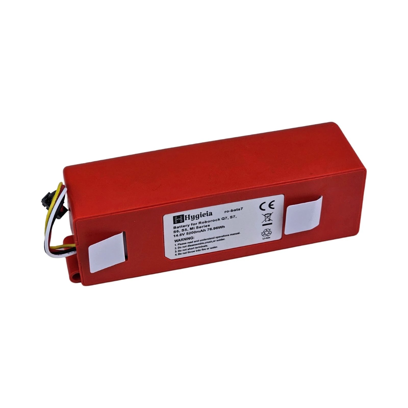 2 Hygieia Battery For Roborock S Q and Mi Series Robot Vacuum Cleaners - Red, 2 of 9