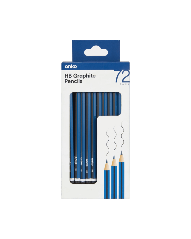 72 Pack HB Graphite Pen