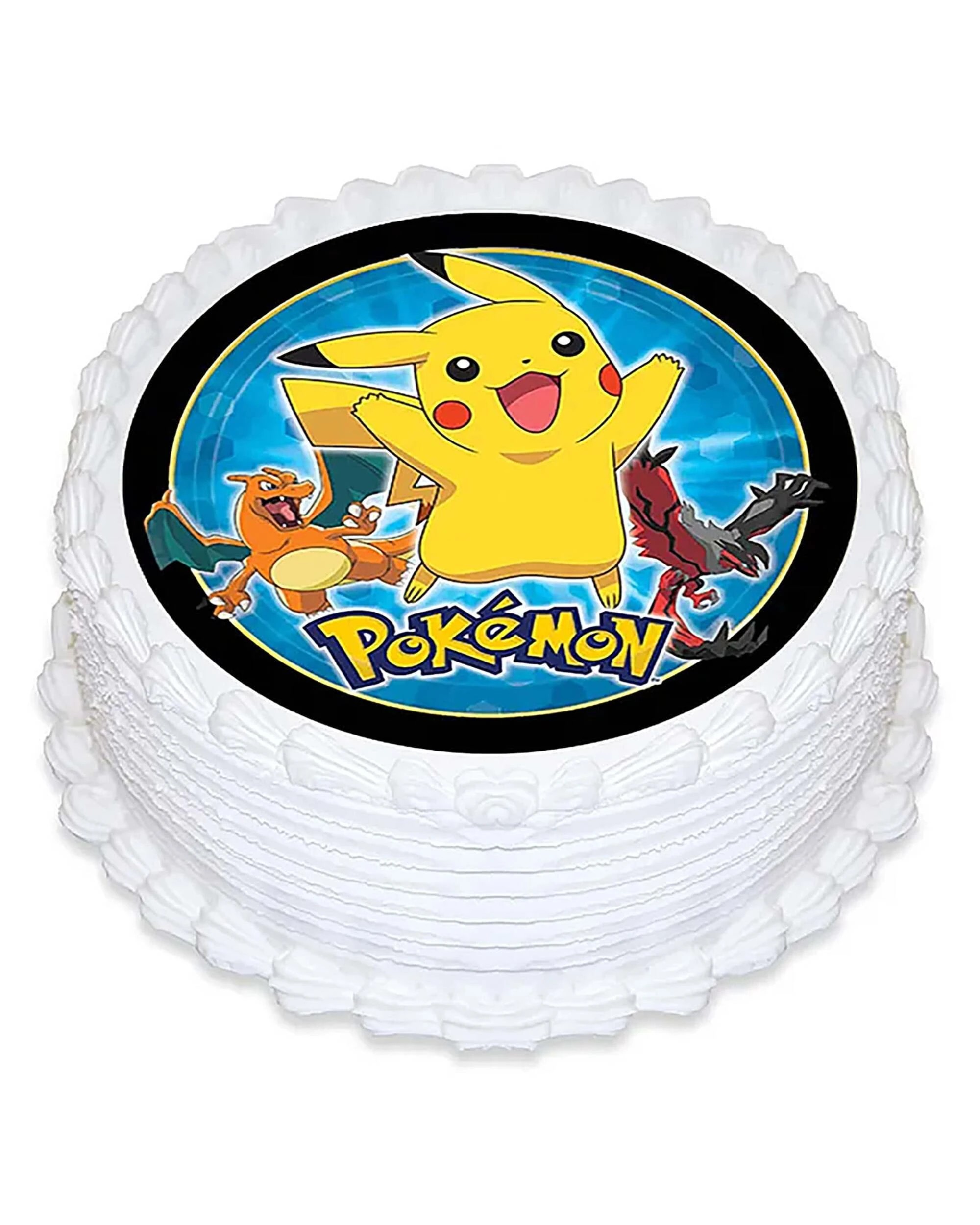 1 Pokemon Pokemon Round Edible Icing Cake Decoration, 1 of 1