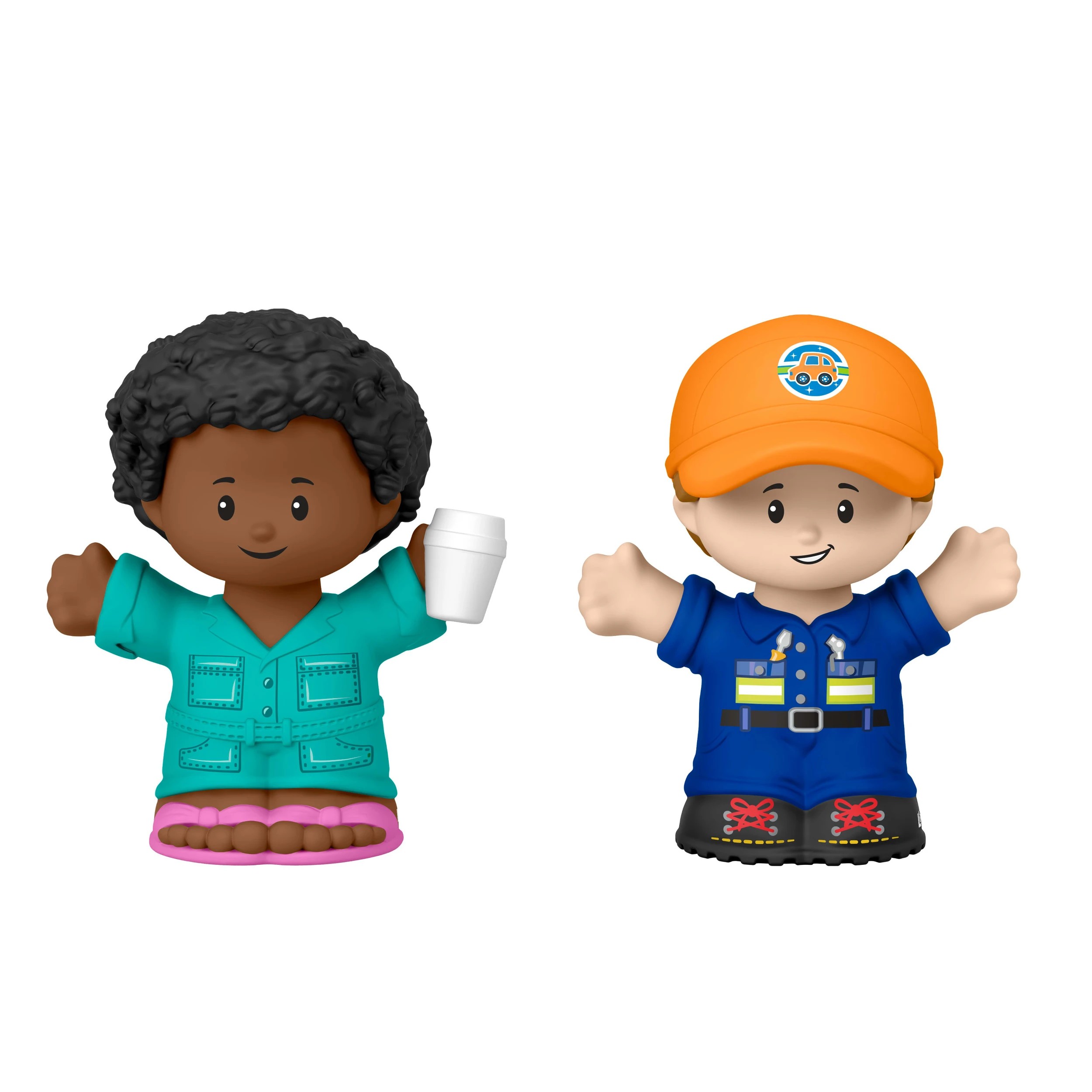 4 Fisher-Price Little People Fillin’ Fun Service Station Toddler Playset, 4 of 5